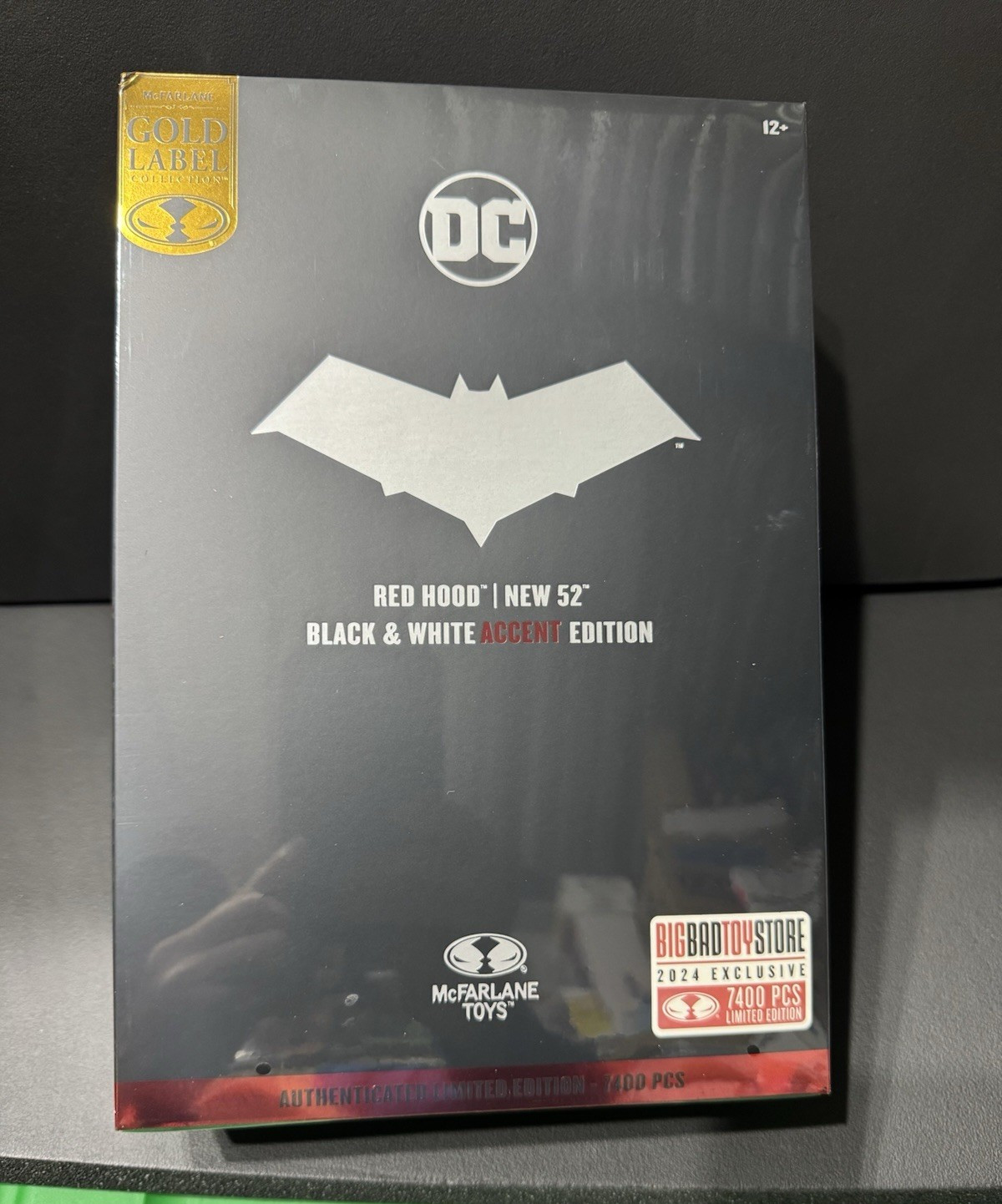 McFarlane Toys DC Gold Label Red Hood Black & White Accent Exclusive Figure