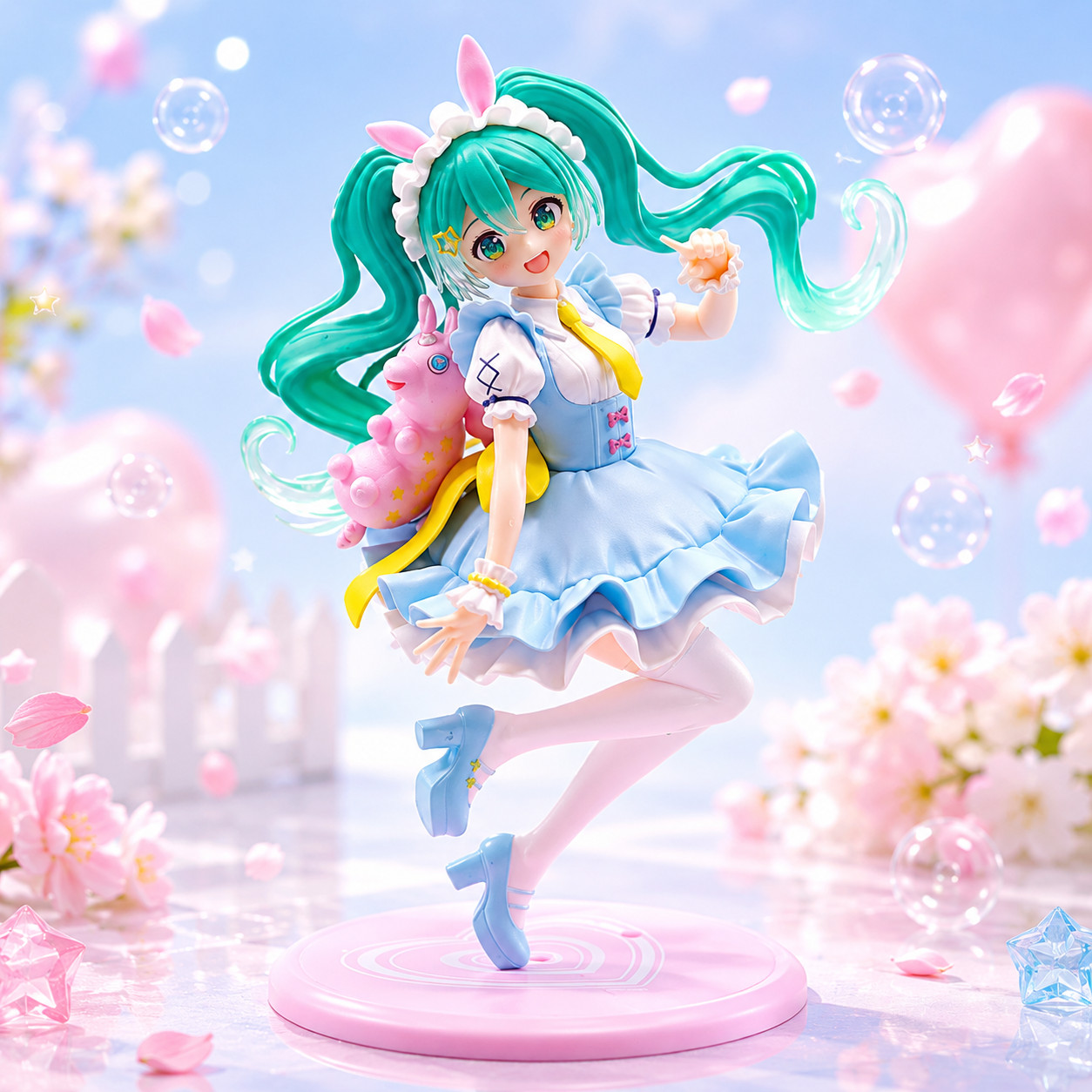 20cm/7.87in Hatsune Miku Anime Figure Kawaii Fairy Tales New No Box Gift Idea