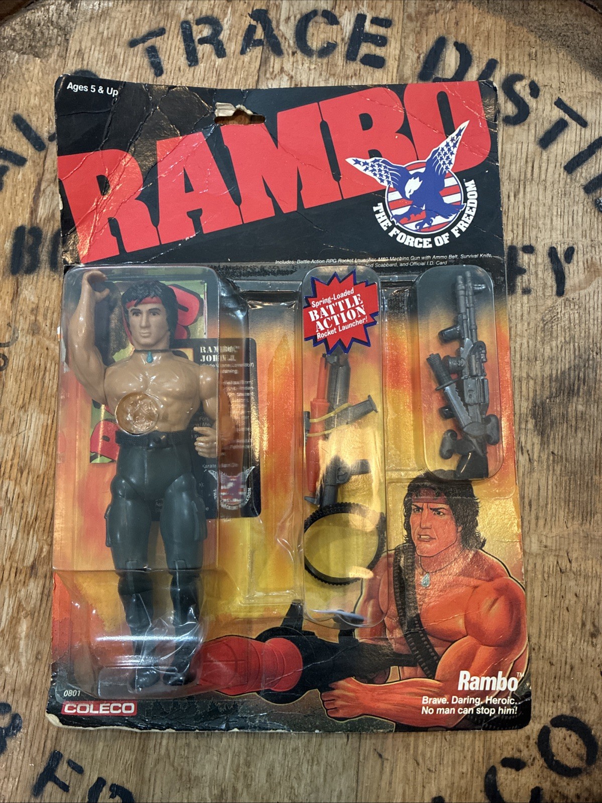VTG RAMBO NEW Coleco 1985 1986 RAMBO The Force of Freedom Action Figure See Pics