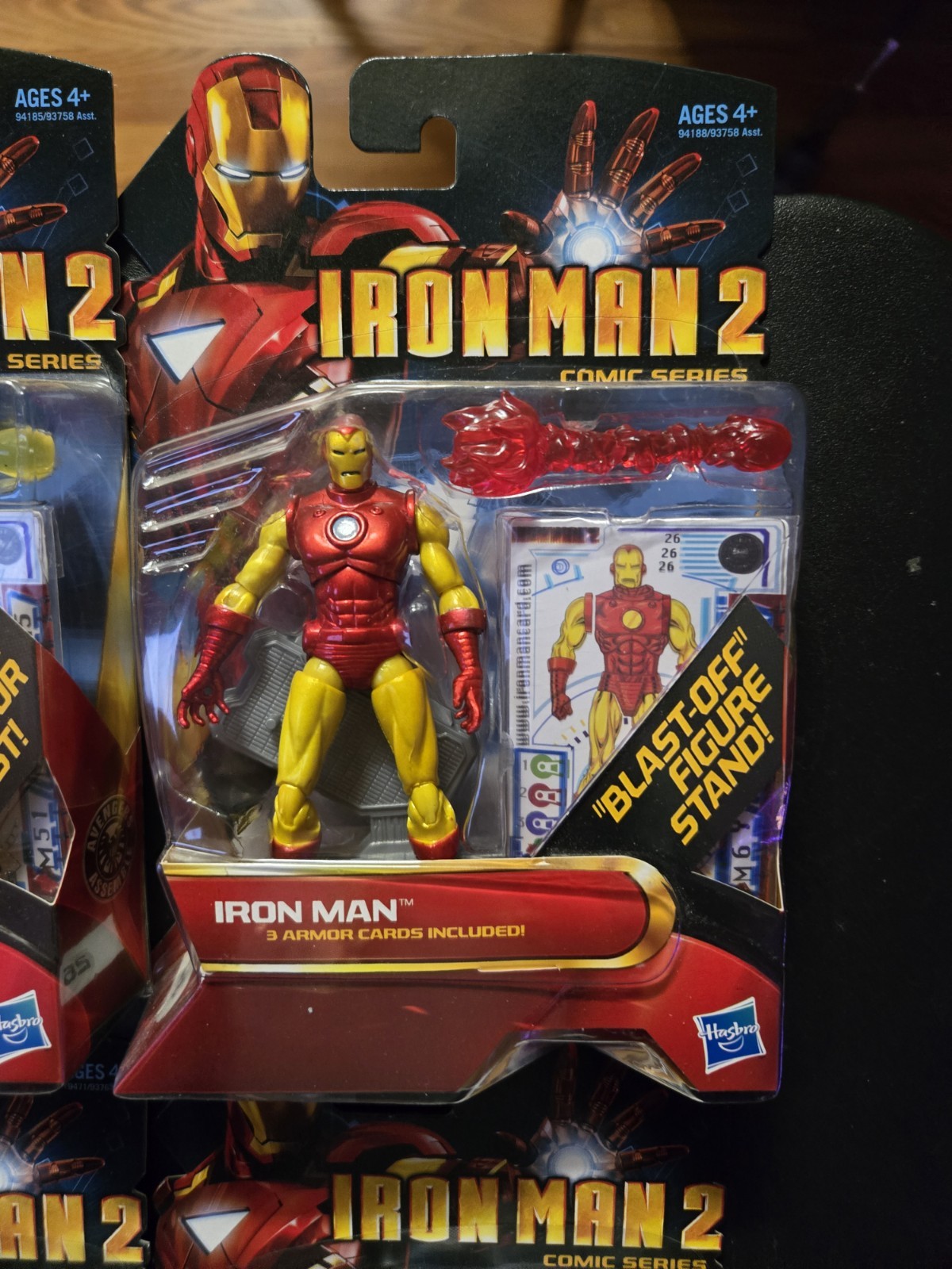 Iron Man 2 Comic Series 2009 Hasbro Lot Of 4