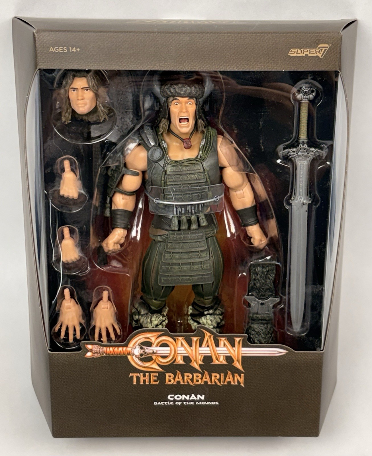 Conan The Barbarian Battle Of The Mounds Super 7 Ultimates 7″ Figure MIB