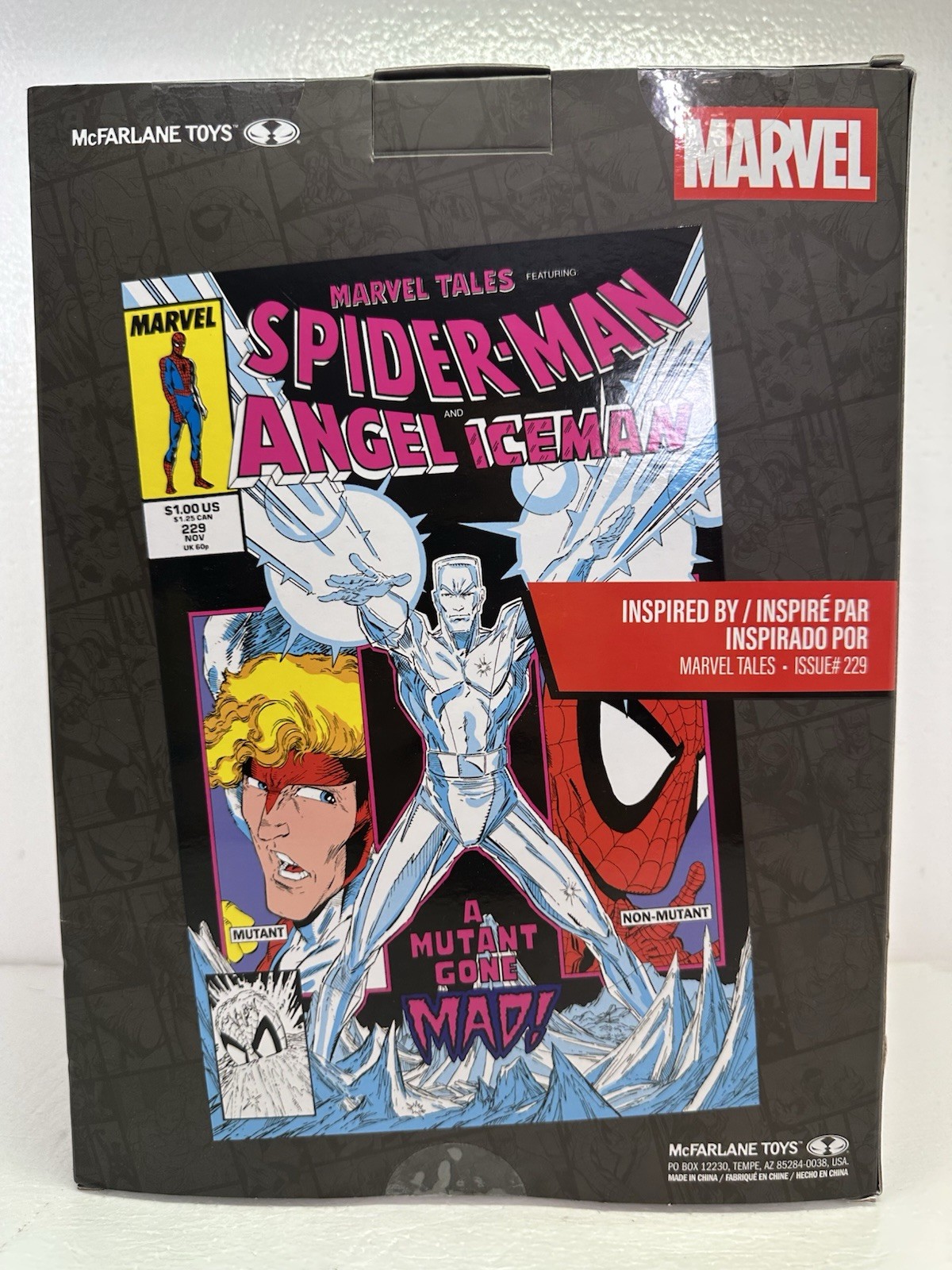 McFarlane Marvel Iceman 1:6 Statue Red Platinum Edition Marvel Tales #229 WV7 🆕