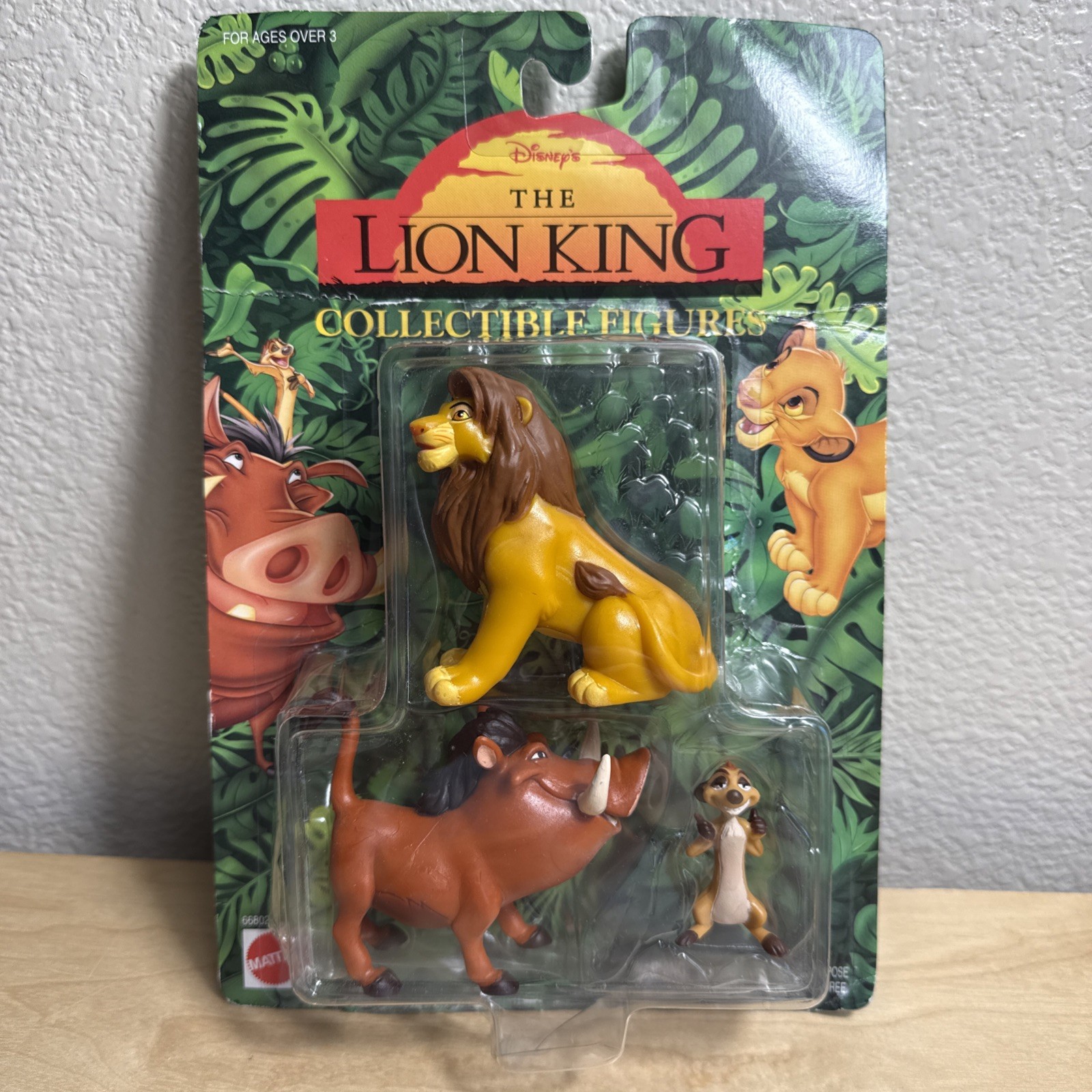 Vintage The Lion King Collectible Figures Simba Pumbaa Timon Disney Mattel 1994
