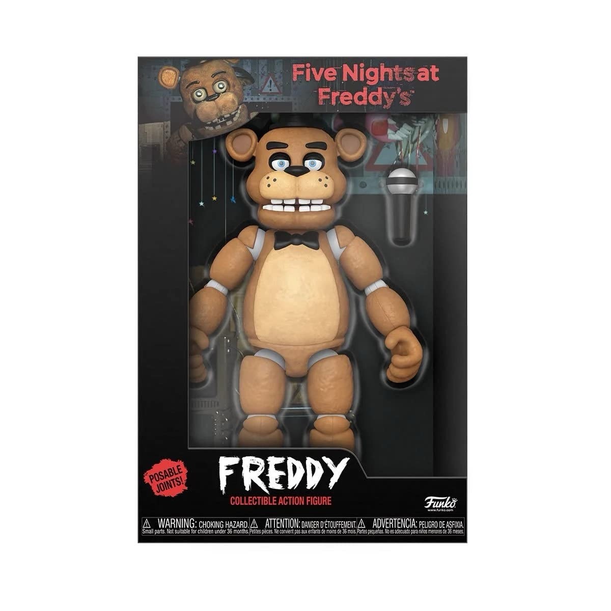 Funko Five Nights at Freddy’s FREDDY 13½ Collectible Action Figure w/ Microphone