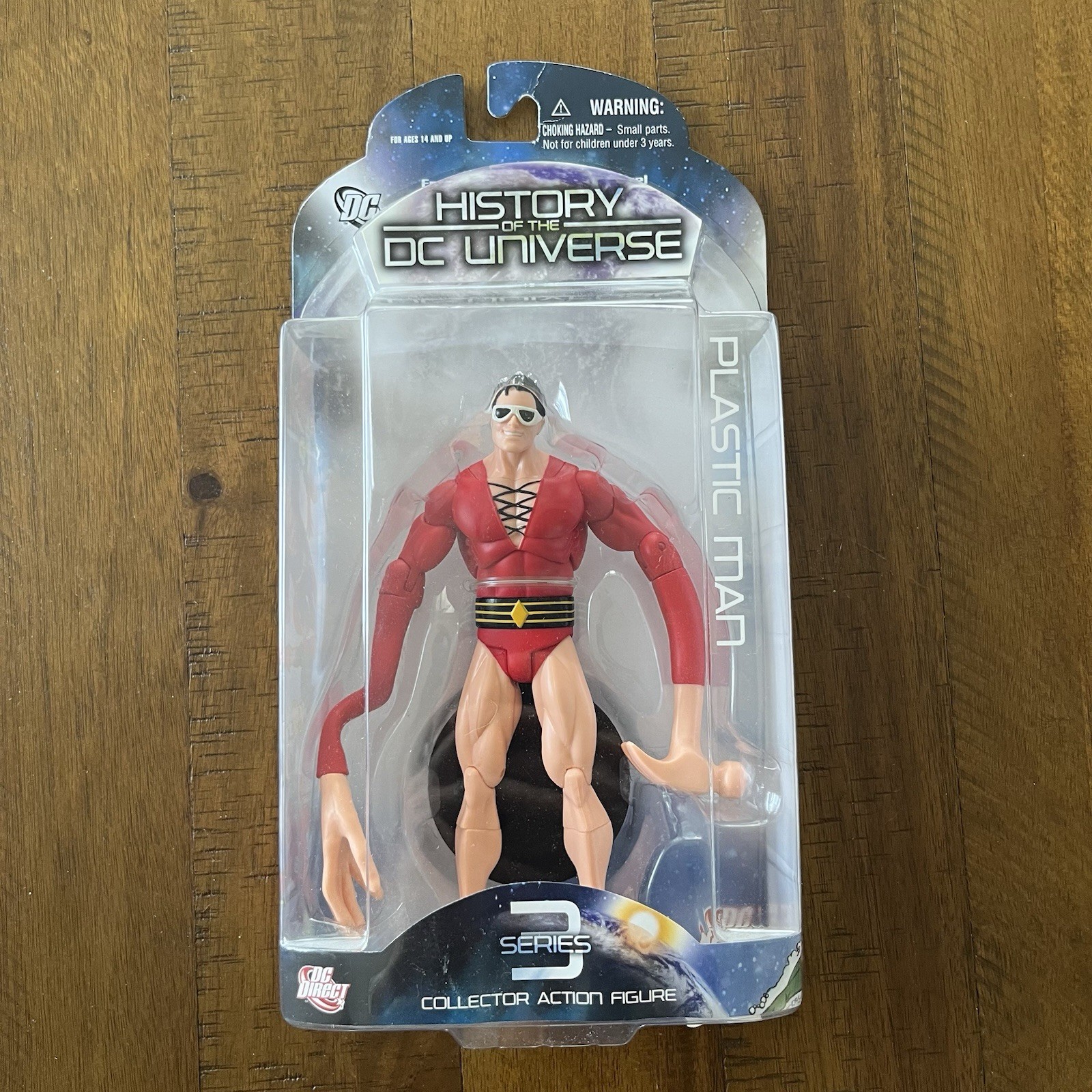 History of the DC Universe Series 3 Plastic Man Collector Action Figure Comics
