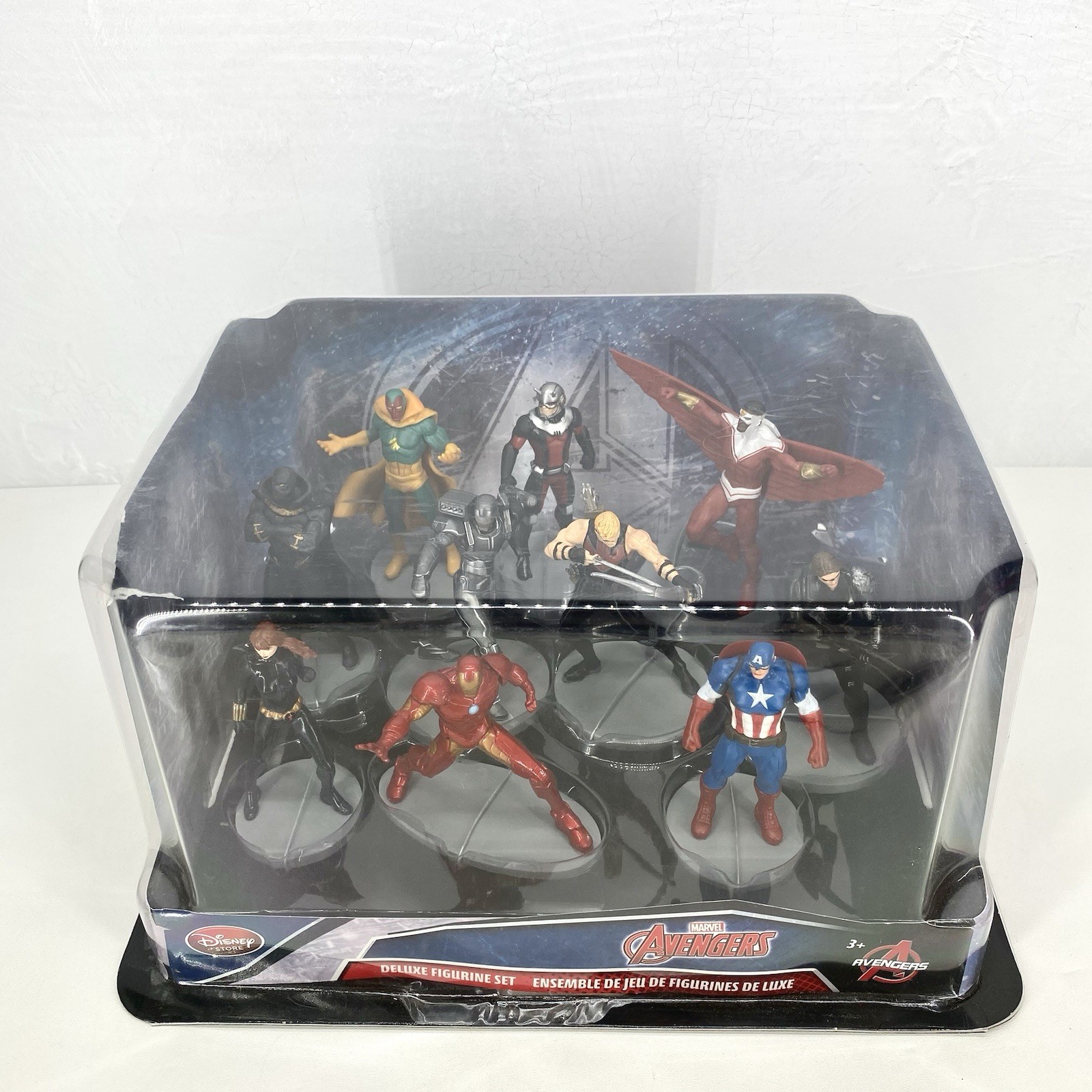Marvel Avengers Deluxe Figurine Set Of 10 Disney Store New In Box