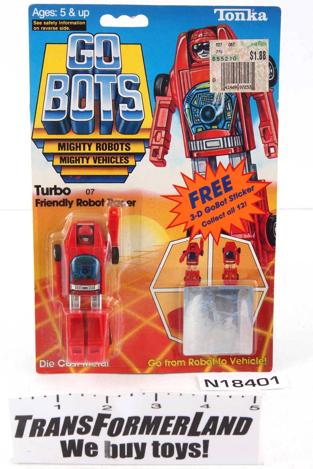 GoBots Regular Tonka Turbo Sealed MISB MOSC
