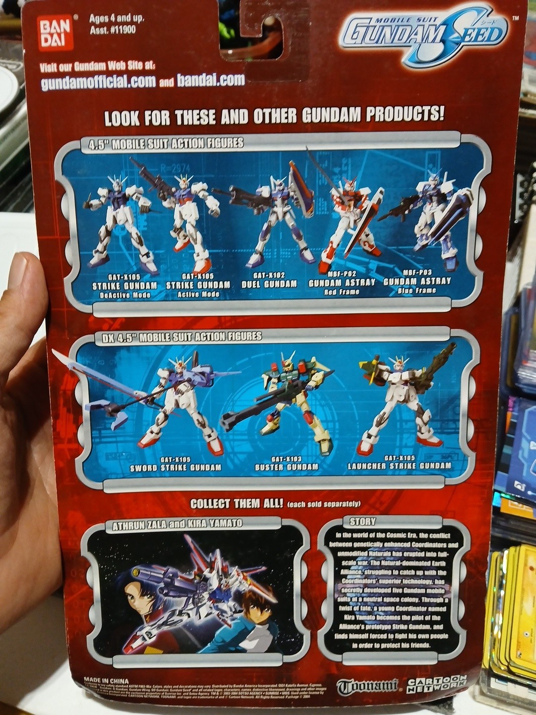 2x NOC Mobile Suit Gundam Seed Figures Deluxe Launcher Strike & Active Mode NIP
