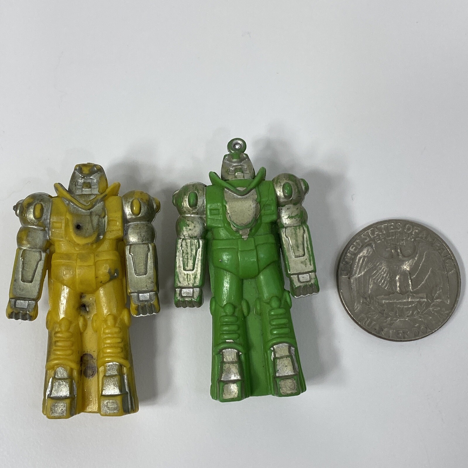 Vintage Robot Pencil Topper Eraser Hong Kong Rubber Warrior Figure
