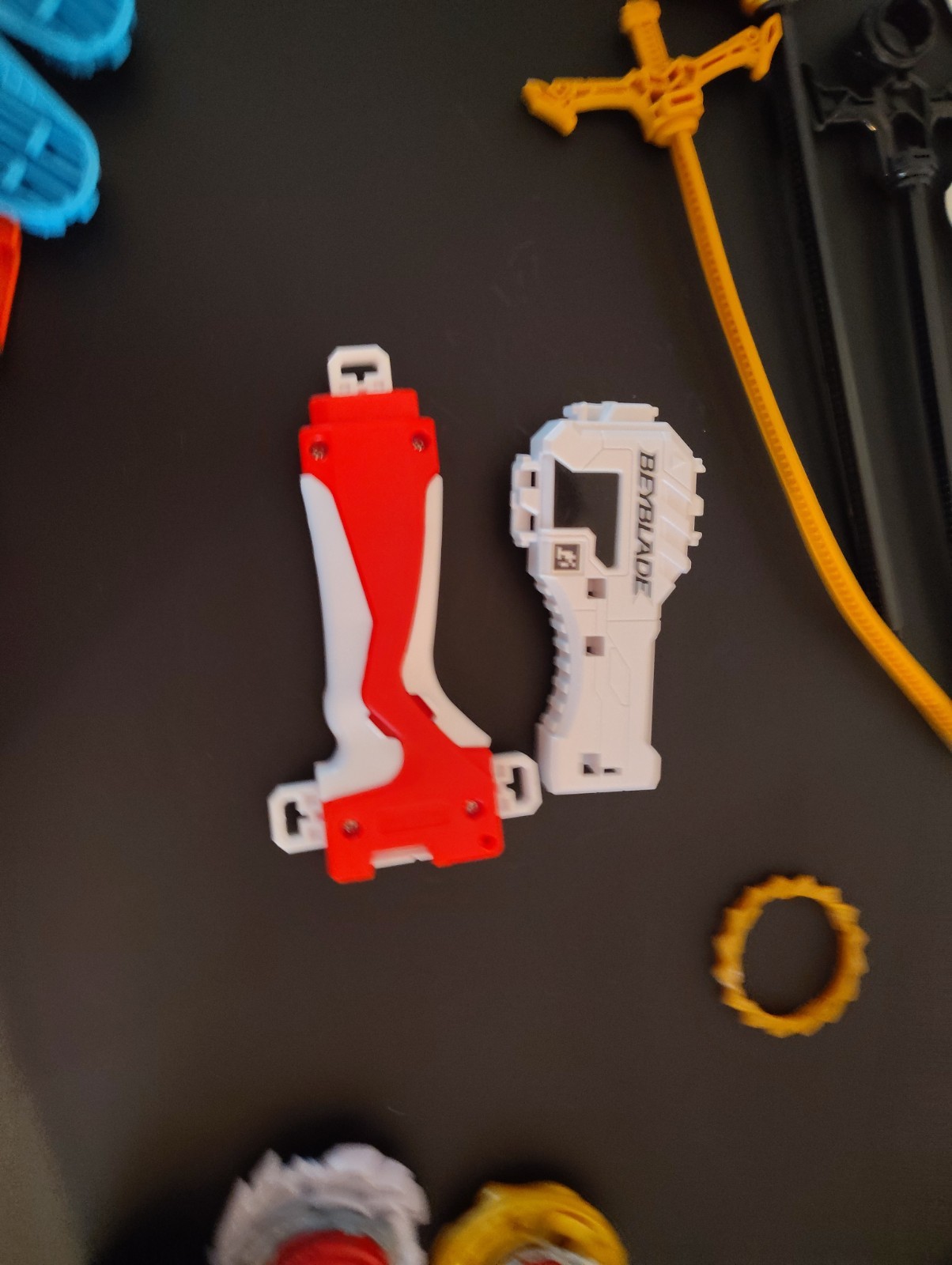 Beyblade Bay Blades Launchers & Parts Metal & Plastic Lot