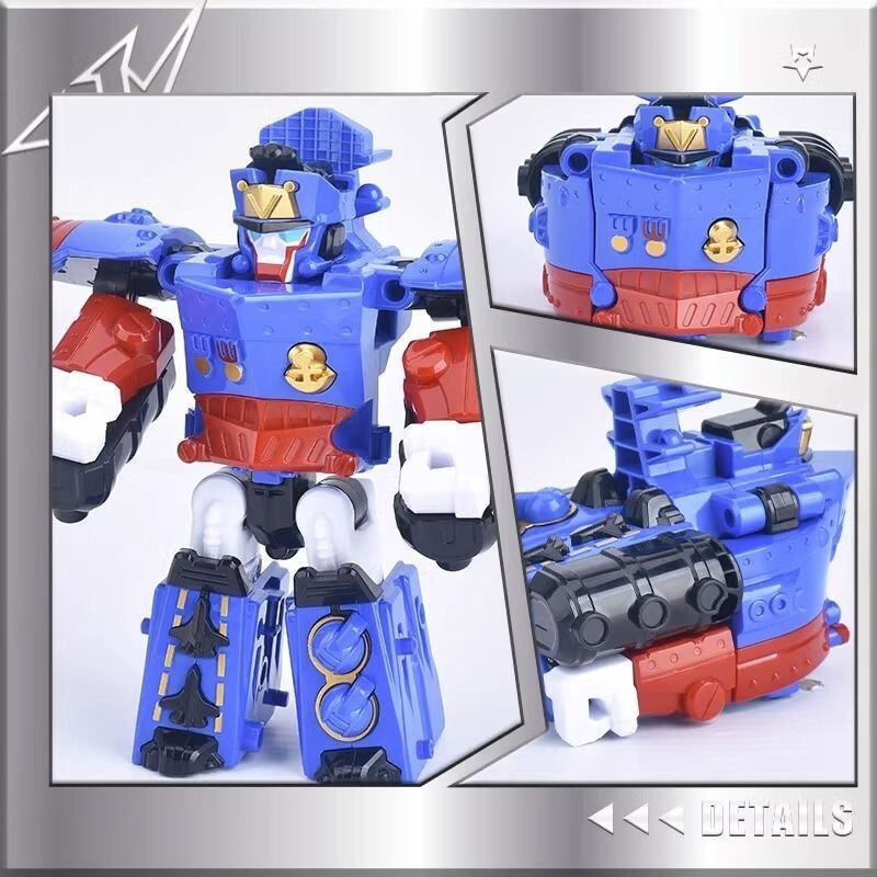 5″ Tobot V Galaxy Detectives Riptide Q-Transformer Figure Truck Vehicle