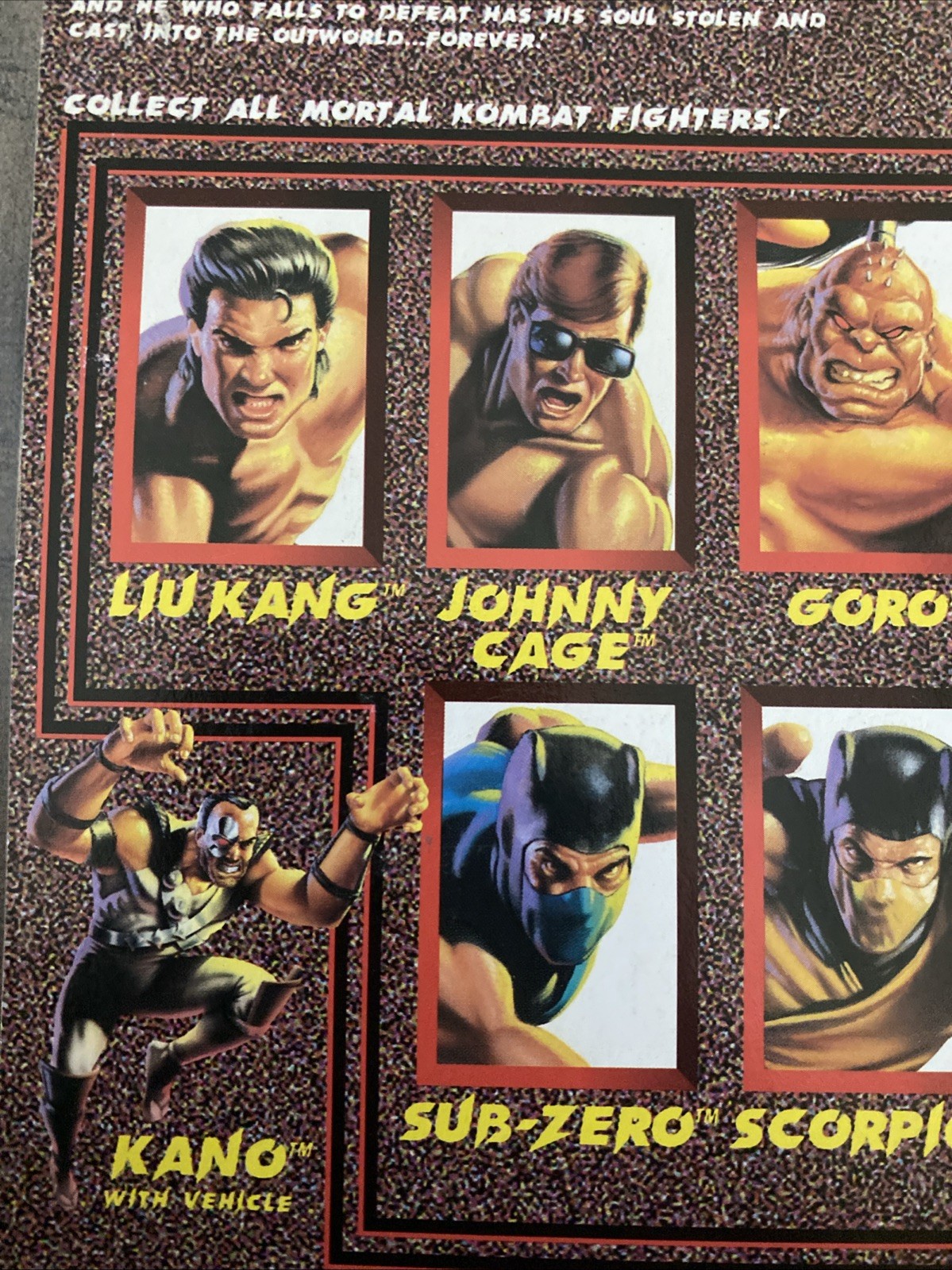 Mortal Kombat Sub-Zero Spring Action Ice Fist 1994 Vintage Movie Toy Hasbro READ