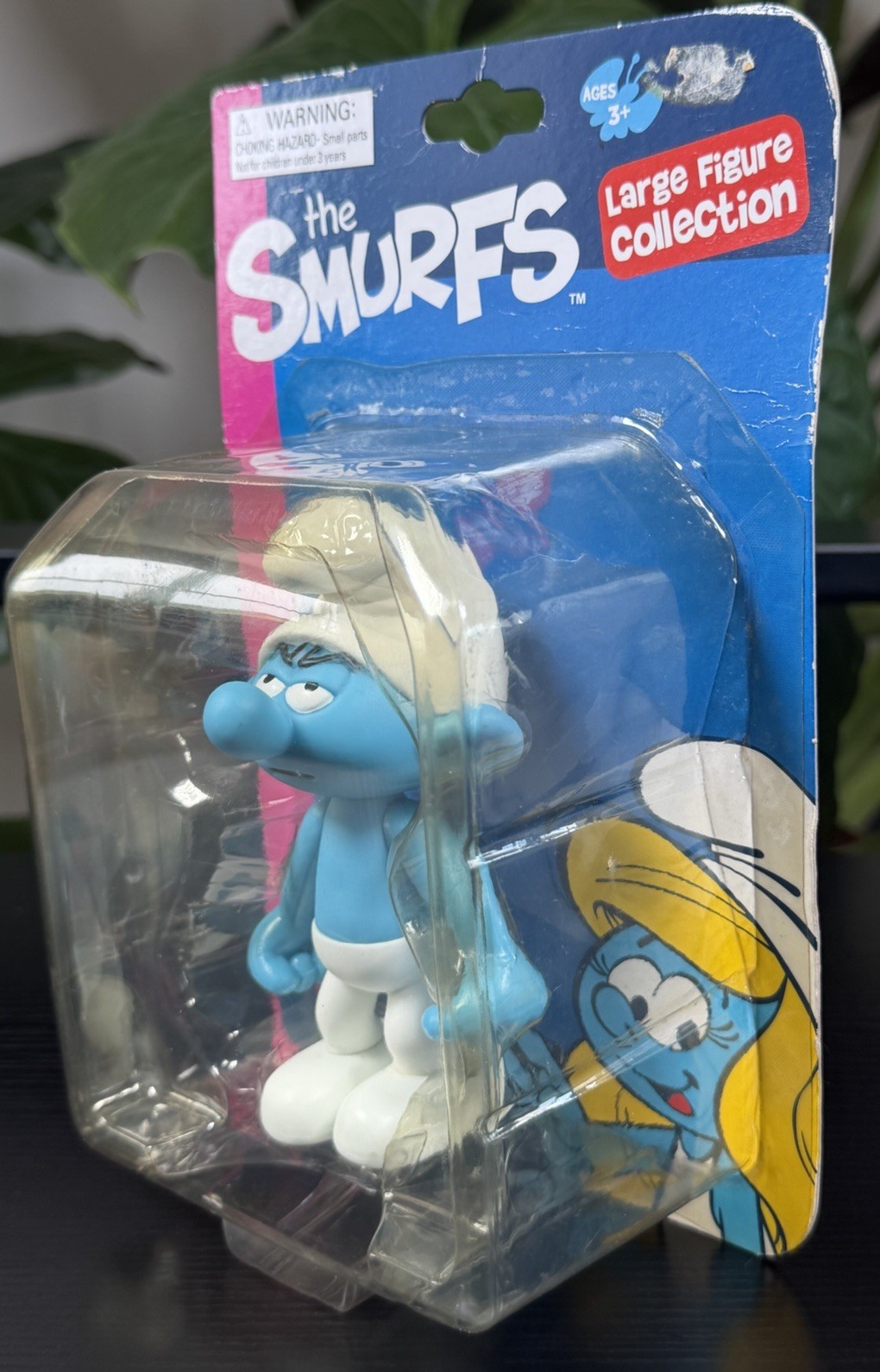 The Smurfs Large Figure Collection 5” Grouchy Smurf 2013 Peyo / New & Sealed!