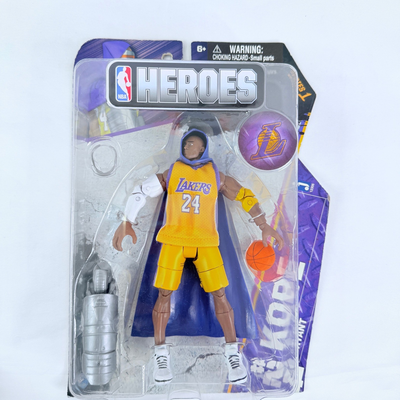NBA Heroes Kobe Bryant Jazwares Action Figure Los Angeles Lakers 24 New 12306