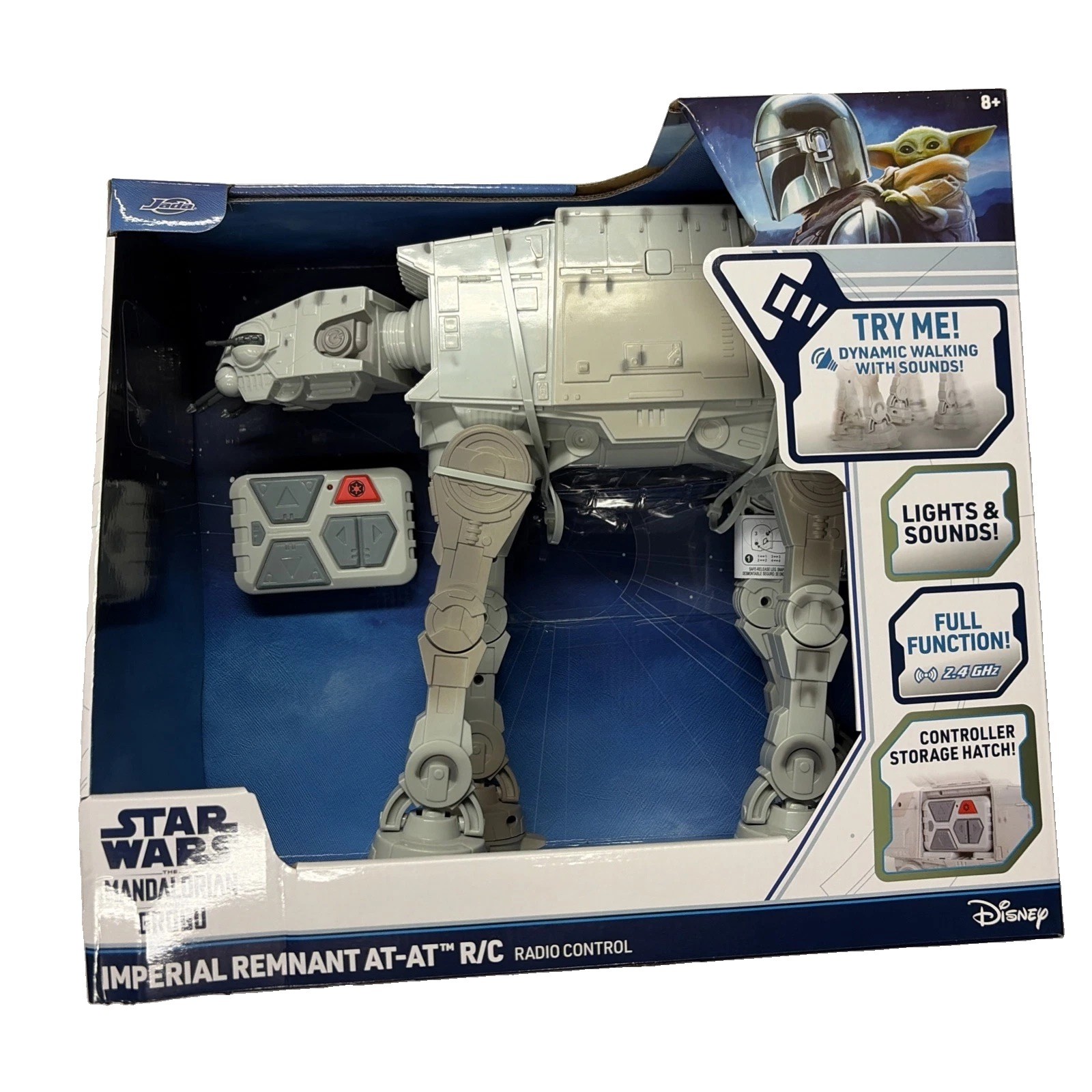 Star Wars Imperial Remnant AT-AT Walker Jada R/C The Mandalorian & Grogu NIB