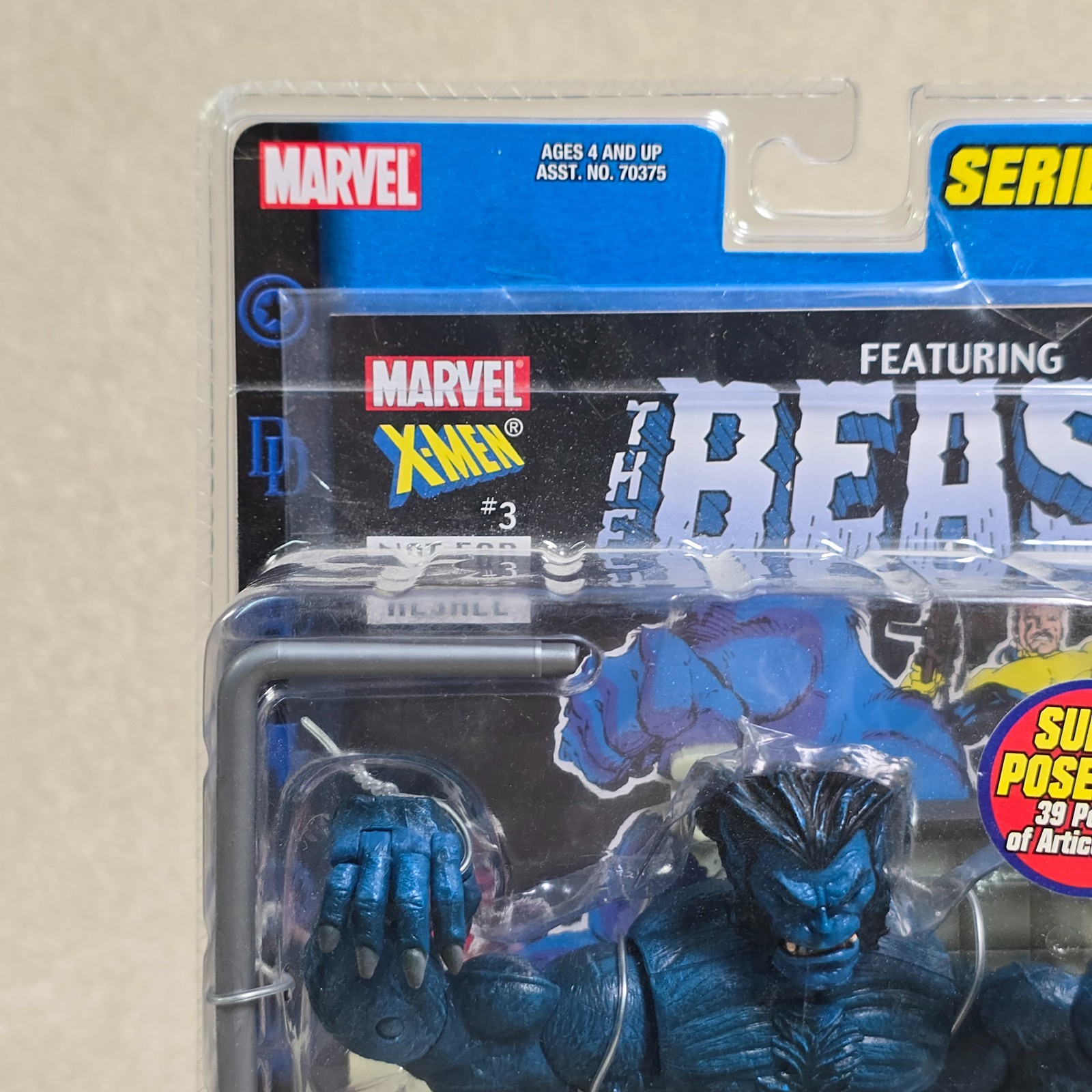 Marvel Legends Beast Posebable Action Figure And Comic Book New Original Package