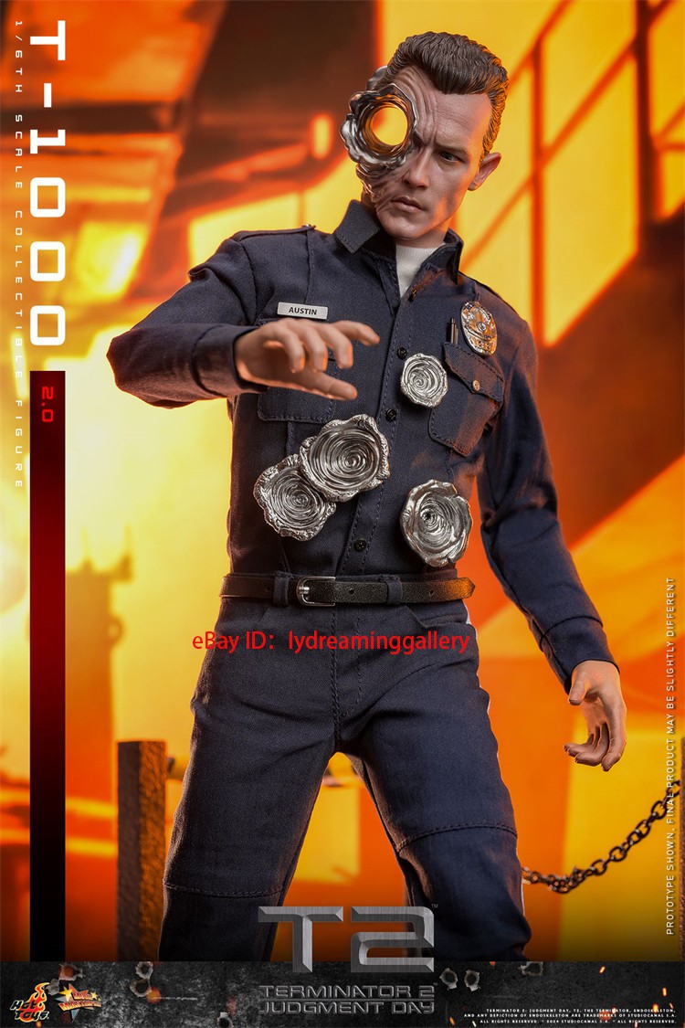 Hot Toys MMS774 Terminator 2：Judgment Day T-1000 2.0 1/6 Limited Action Figure