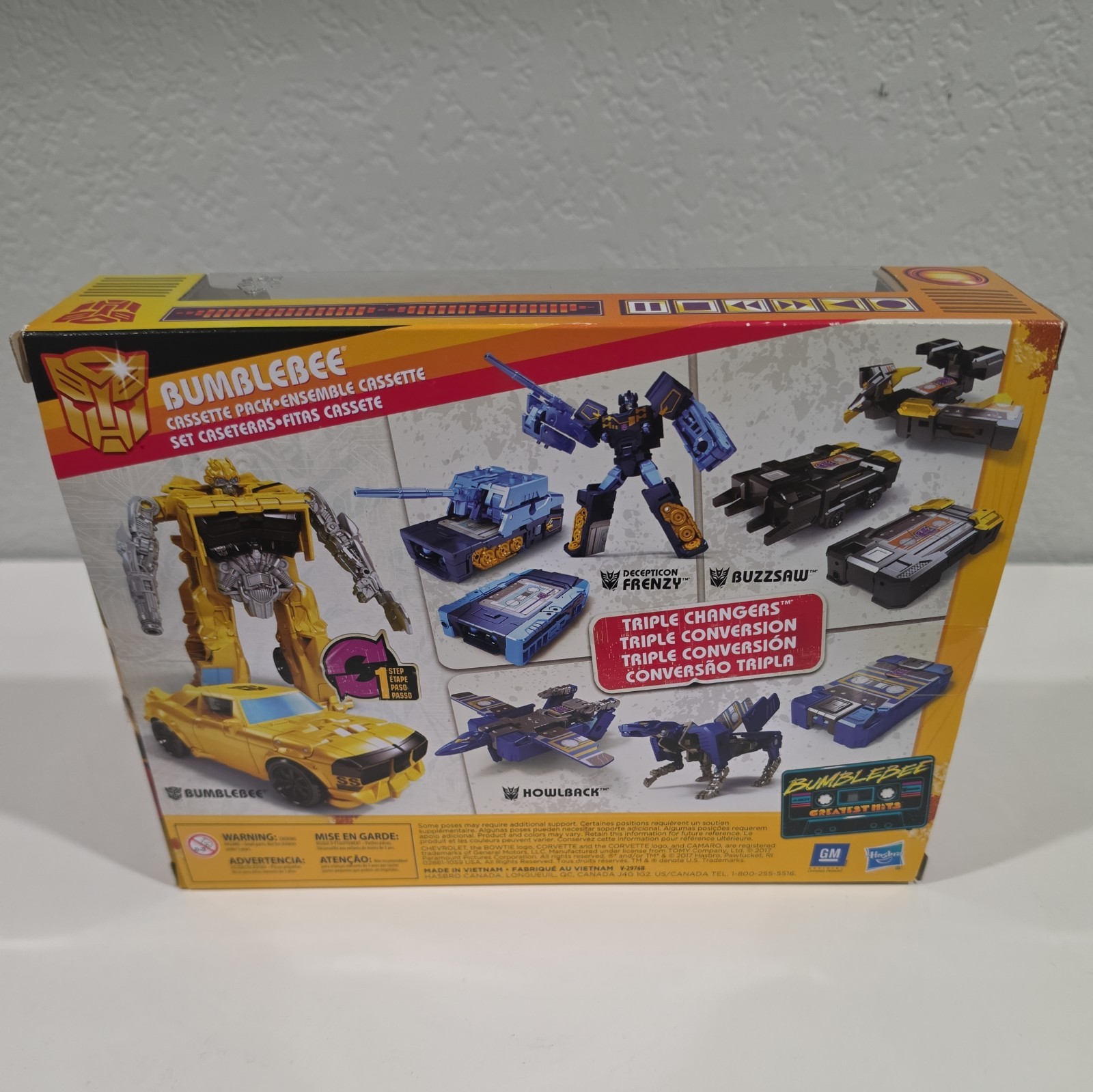 Transformers Bumble Bee Cassette Pack Hasbro Target Exclusive 2017 Brand New!