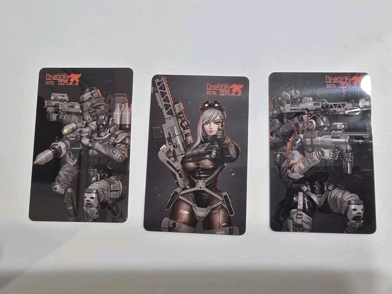 Limbo Division 209 Nora Divisova & Talon Squad 75mm Cards Only