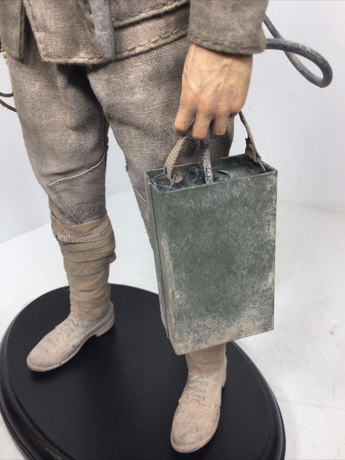 1/6 CUSTOM WW1 US 2ND INFANTRY DIV BROWNING .30 CAL MACHINEGUNNER +STAND