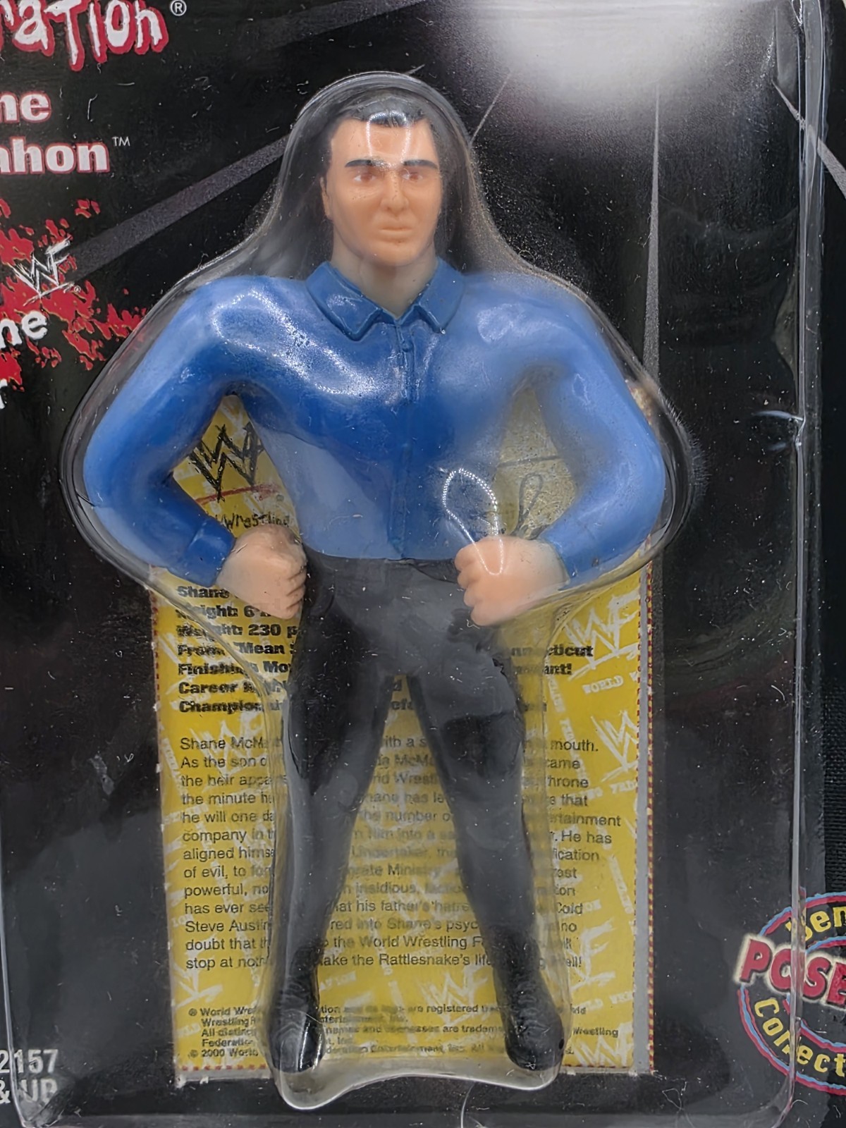 ​WWF Shane McMahon Bend-Ems Series XI 1999 Justoys Vintage Figure