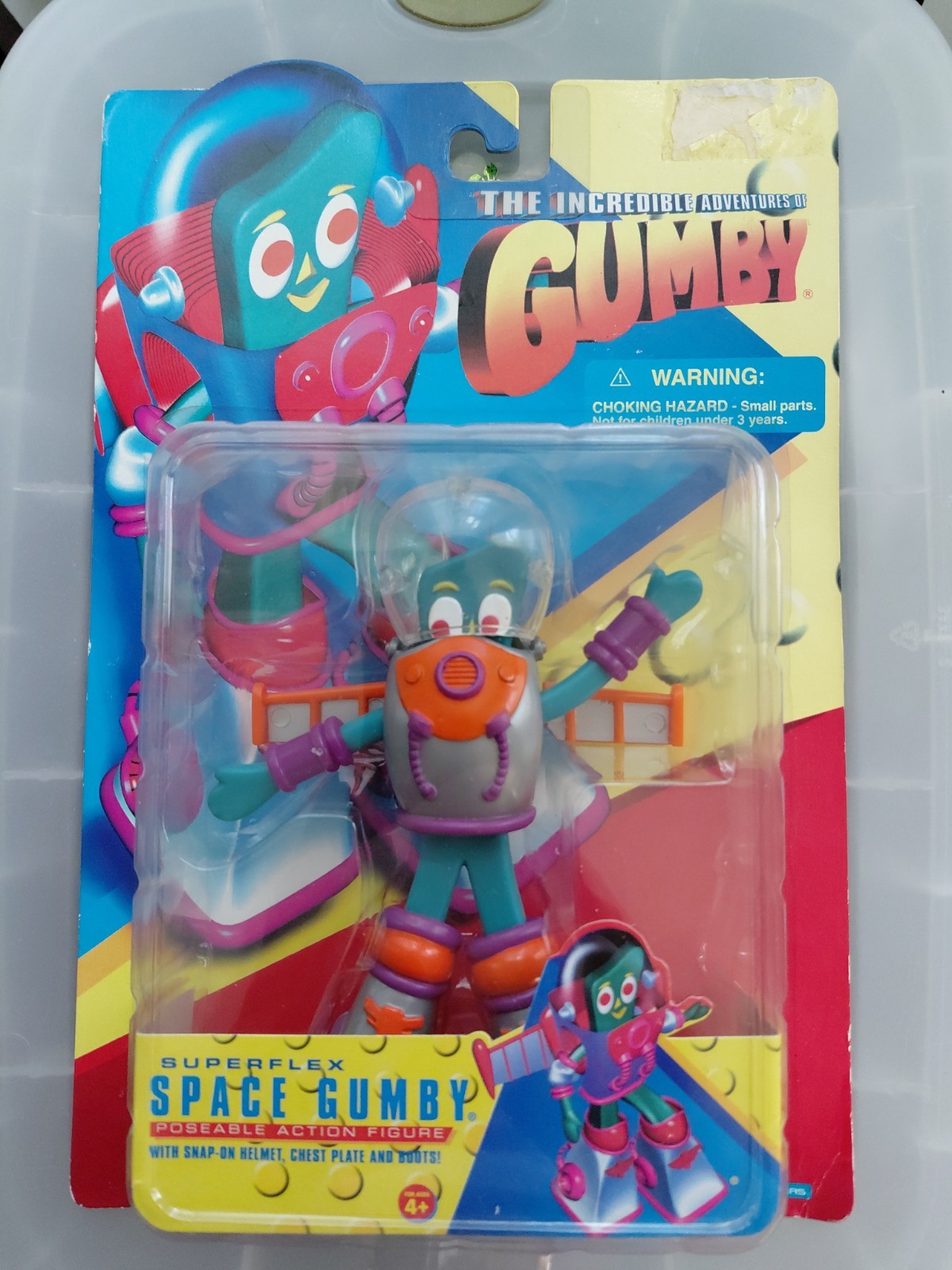 Trendmasters Movie Toy Incredible Adventures of Gumby – Space Gumby New Sealed
