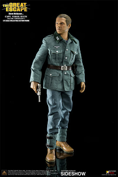 STEVE MCQUEEN CAPT VIRGIL HILTS THE GREAT ESCAPE DELUXE STAR ACE 1/6TH SCALE
