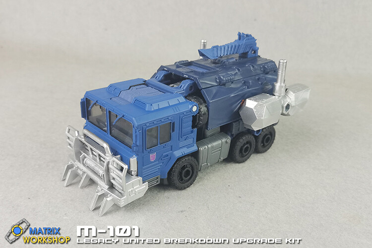 Matrix Workshop M-101 Bumper Weapon Upgrade Kit For Legacy United TFP Breakdown