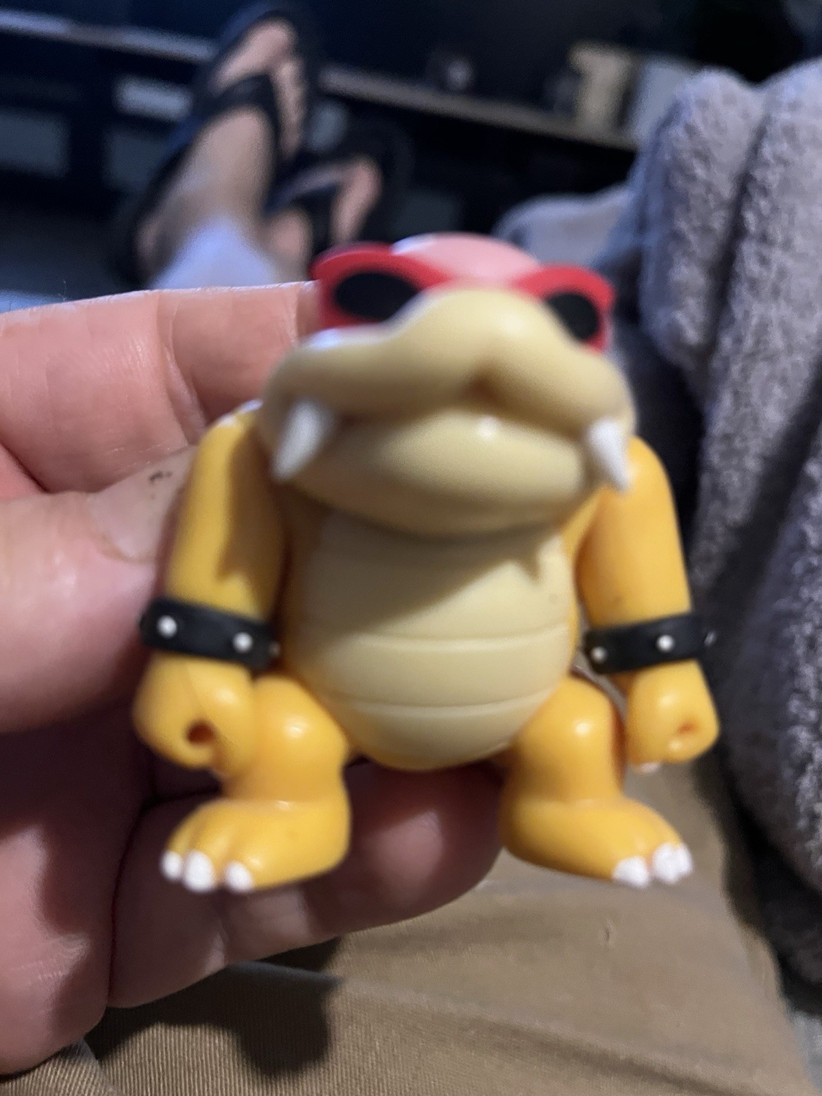 Super Mario Jakks World of Nintendo Rare Roy Koopa No Wand 2.5″ Figure