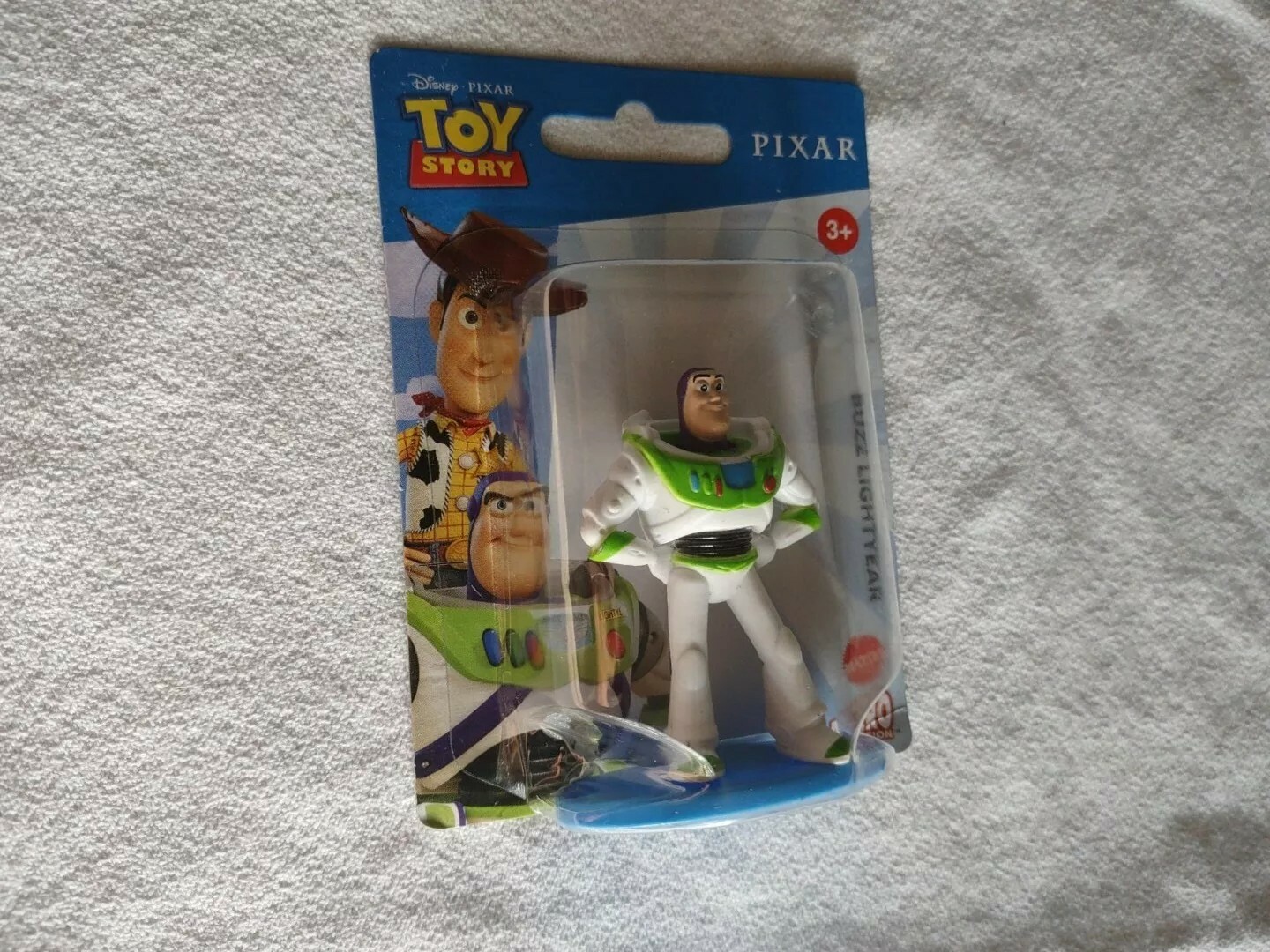 Buzz light year toy story micro figure Mattel age 3+multicolor white and green