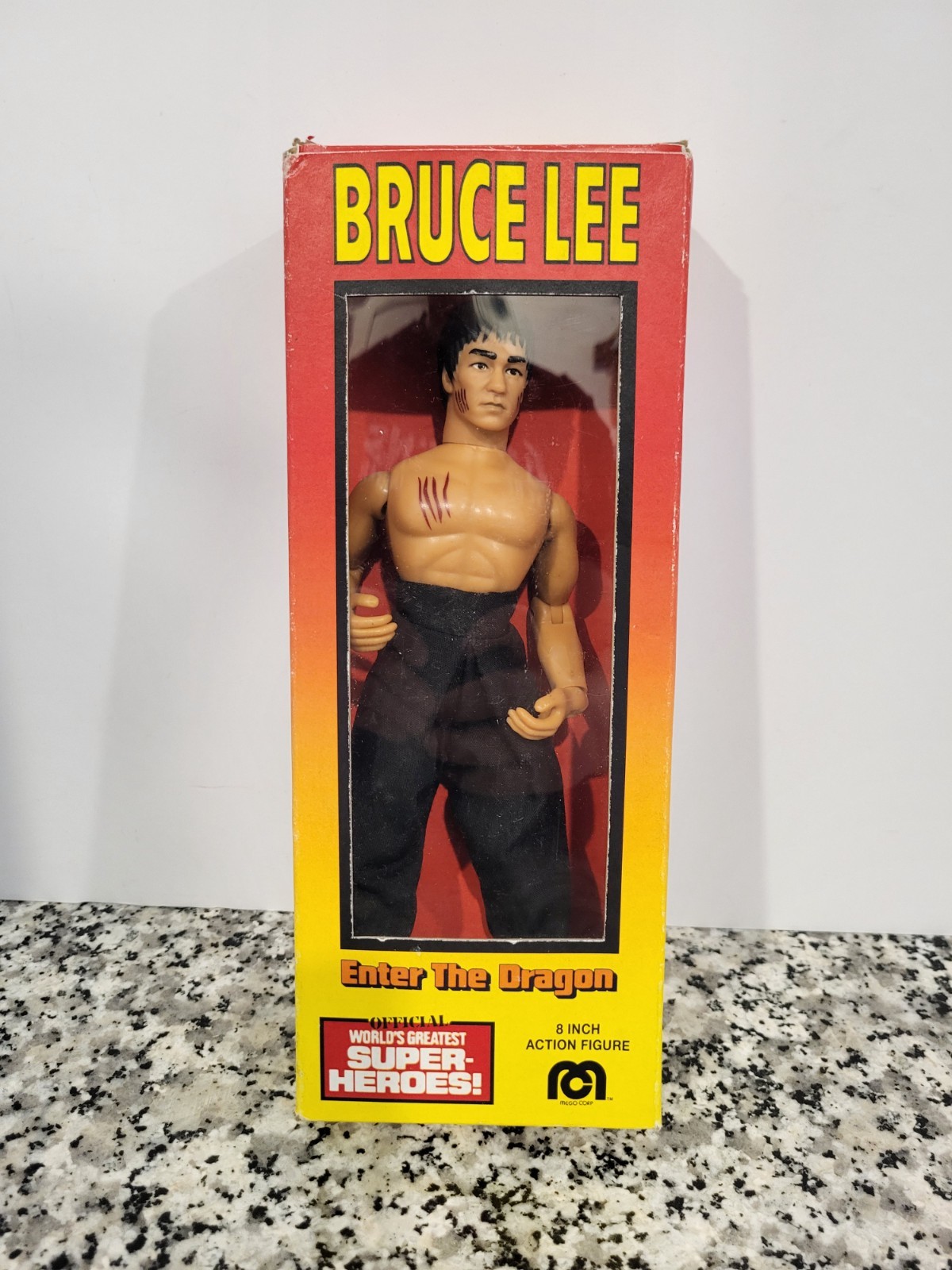 Bruce Lee Enter The Dragon MEGO World’s Greatest Super Heroes MIB