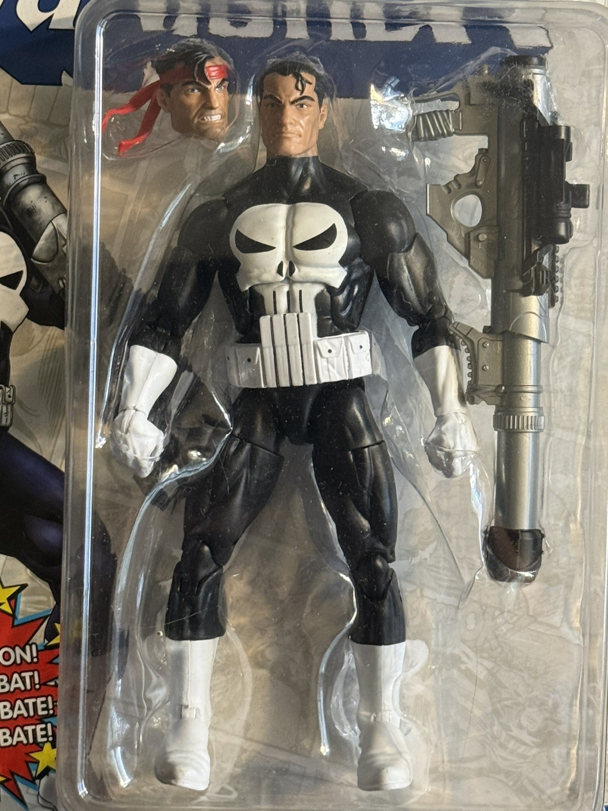 Marvel Legends Retro Hasbro The Punisher Frank Castle Action Figure NIB 2019