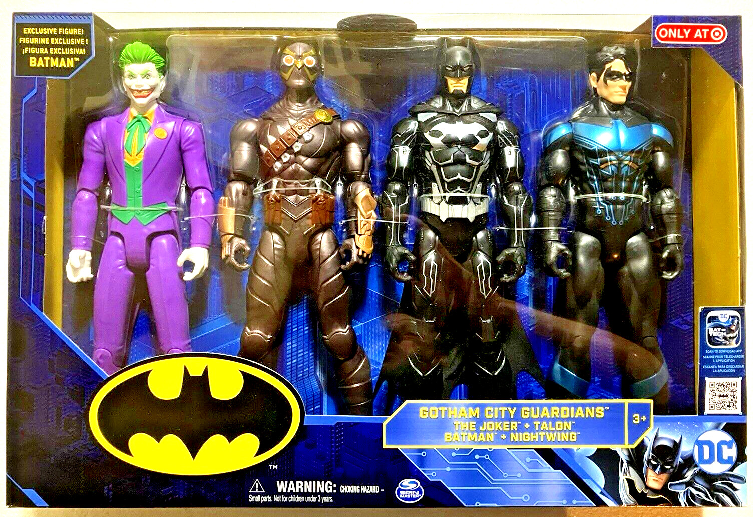 DC GOTHAM CITY GUARDIANS~ 4 Pack 12″ Action Figures~TARGET EXCLUSIVE~Brand New