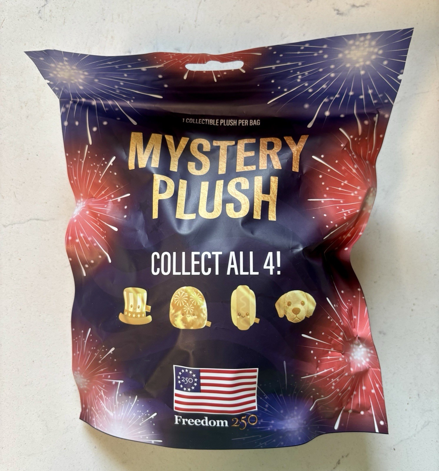 Freedom 250 Blind Box Mystery Plush Keychain + Extras, Great American State Fair