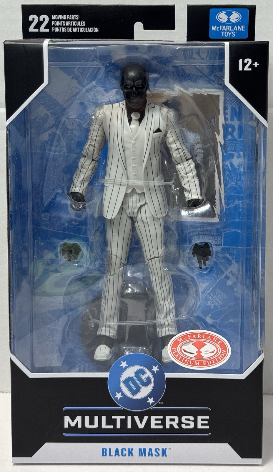 McFarlane DC Multiverse BLACK MASK CHASE Red Platinum Figure Classic