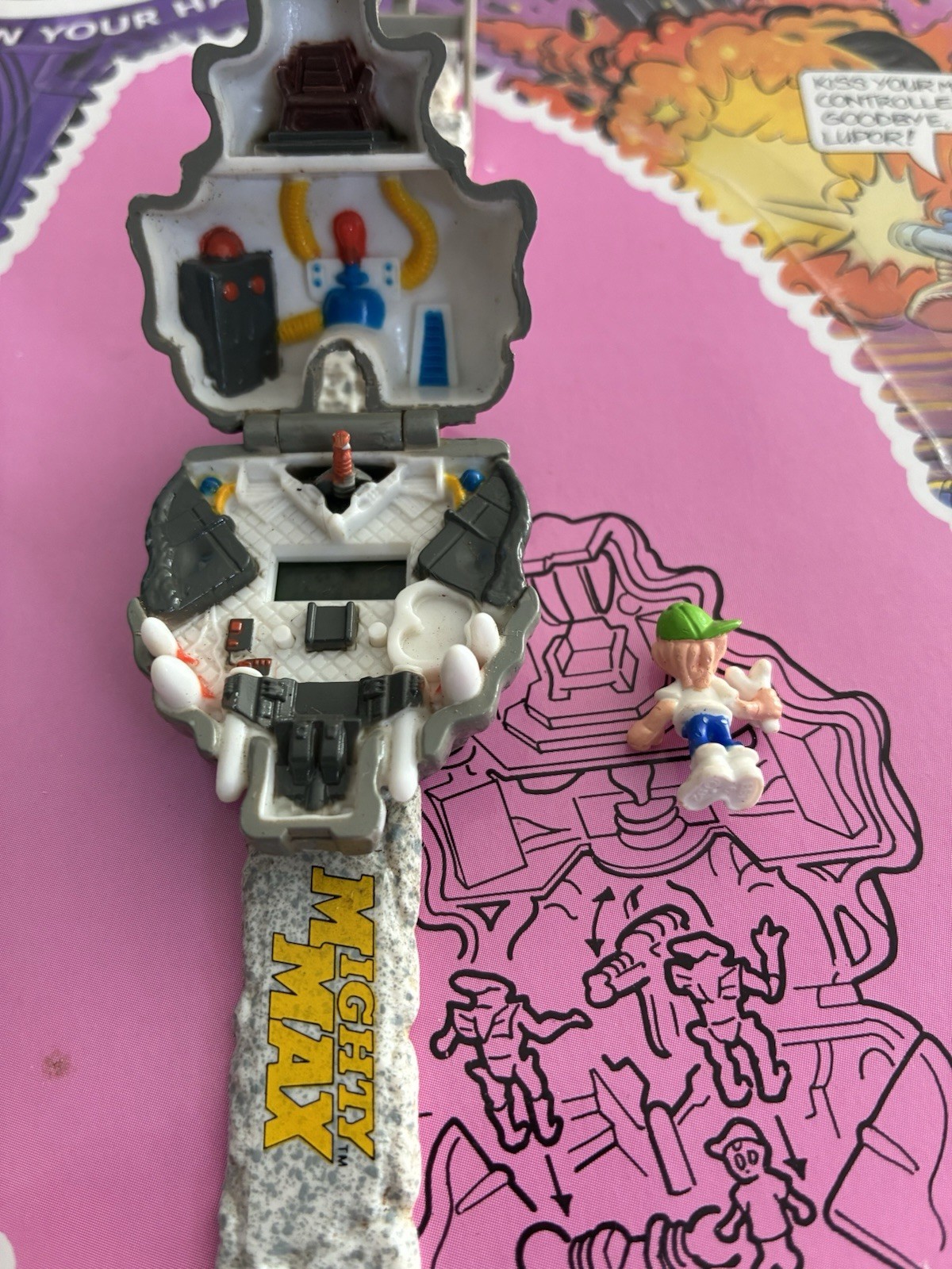 Mighty Max Wolfship 7 Watch – RARE!