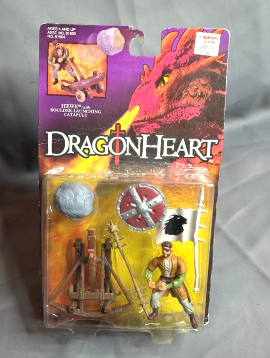 Vintage 1995 Kenner Dragonheart Hewe Action Figure MOC Sealed NIP Rare