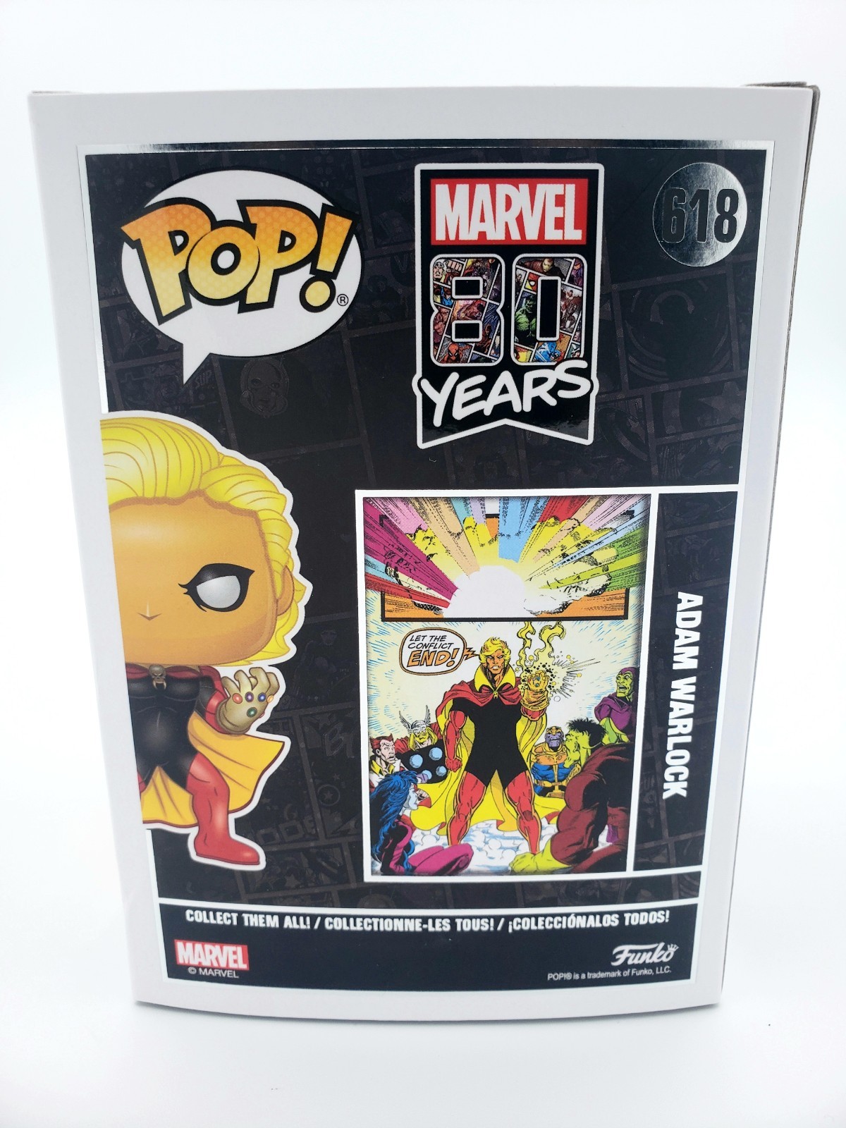 Funko Pop Marvel 80 Years Adam Warlock #618 Special Edition Vinyl Figure NEW