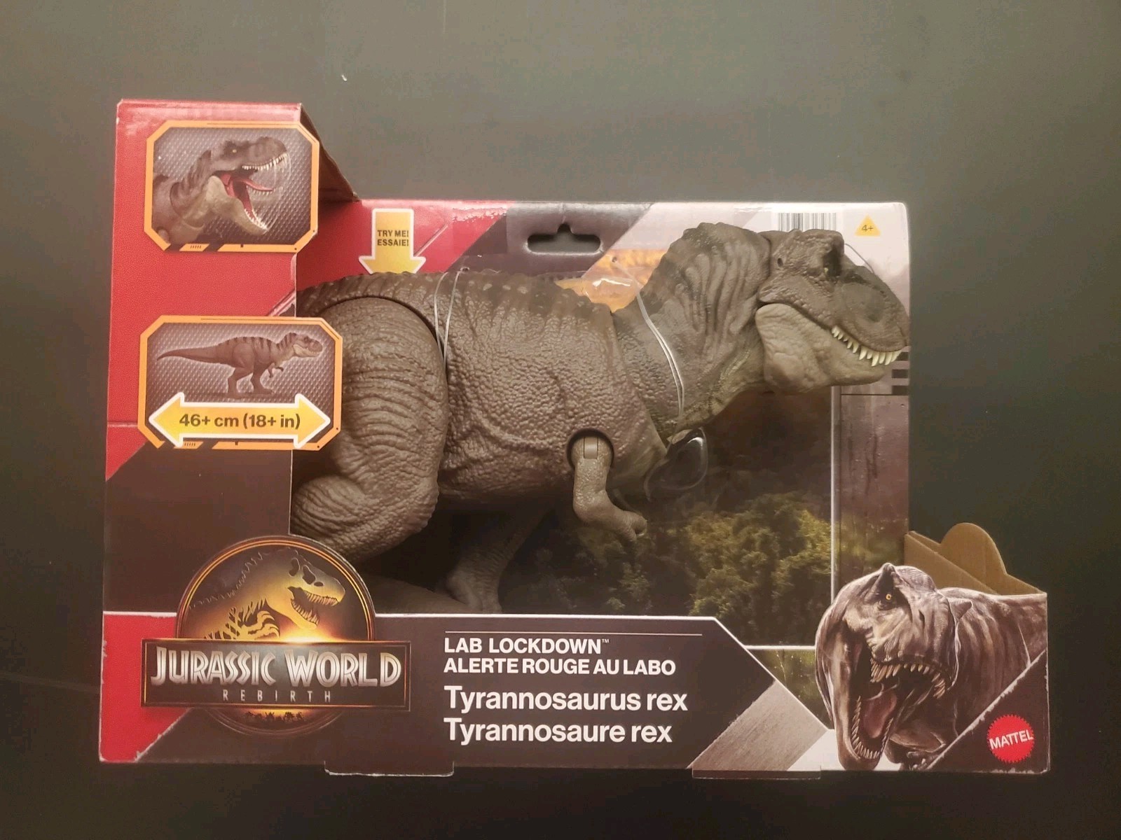 Mattel Jurassic World Rebirth Lab Lockdown Tyrannosaurus Rex JGM16 New UNOPENED