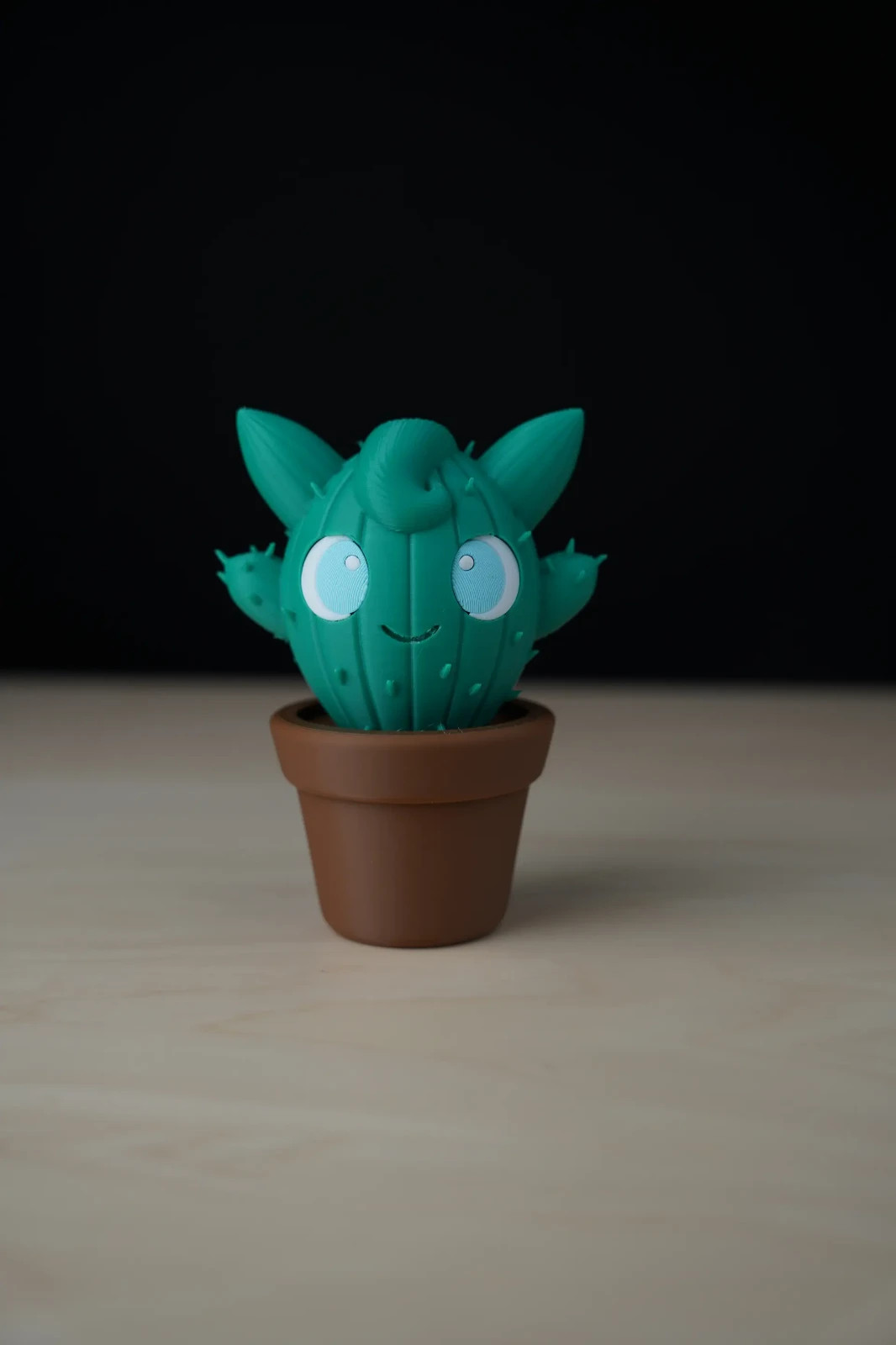 Jigglypuff 3d Printed Cactus Figure 8 Inches tall Some assembly req