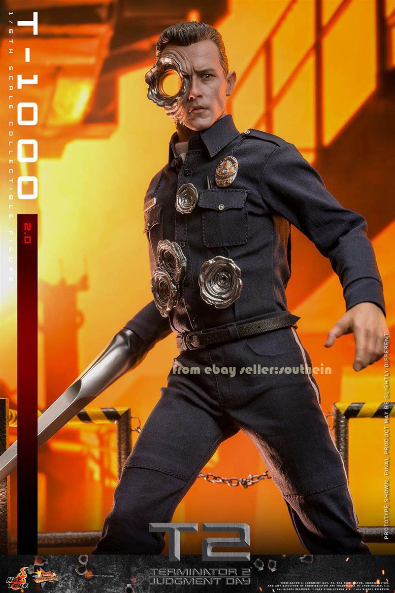 HOTTOYS 1/6 Terminator 2 MMS774 Future Warrior Judgment Day T1000 2.0 Doll