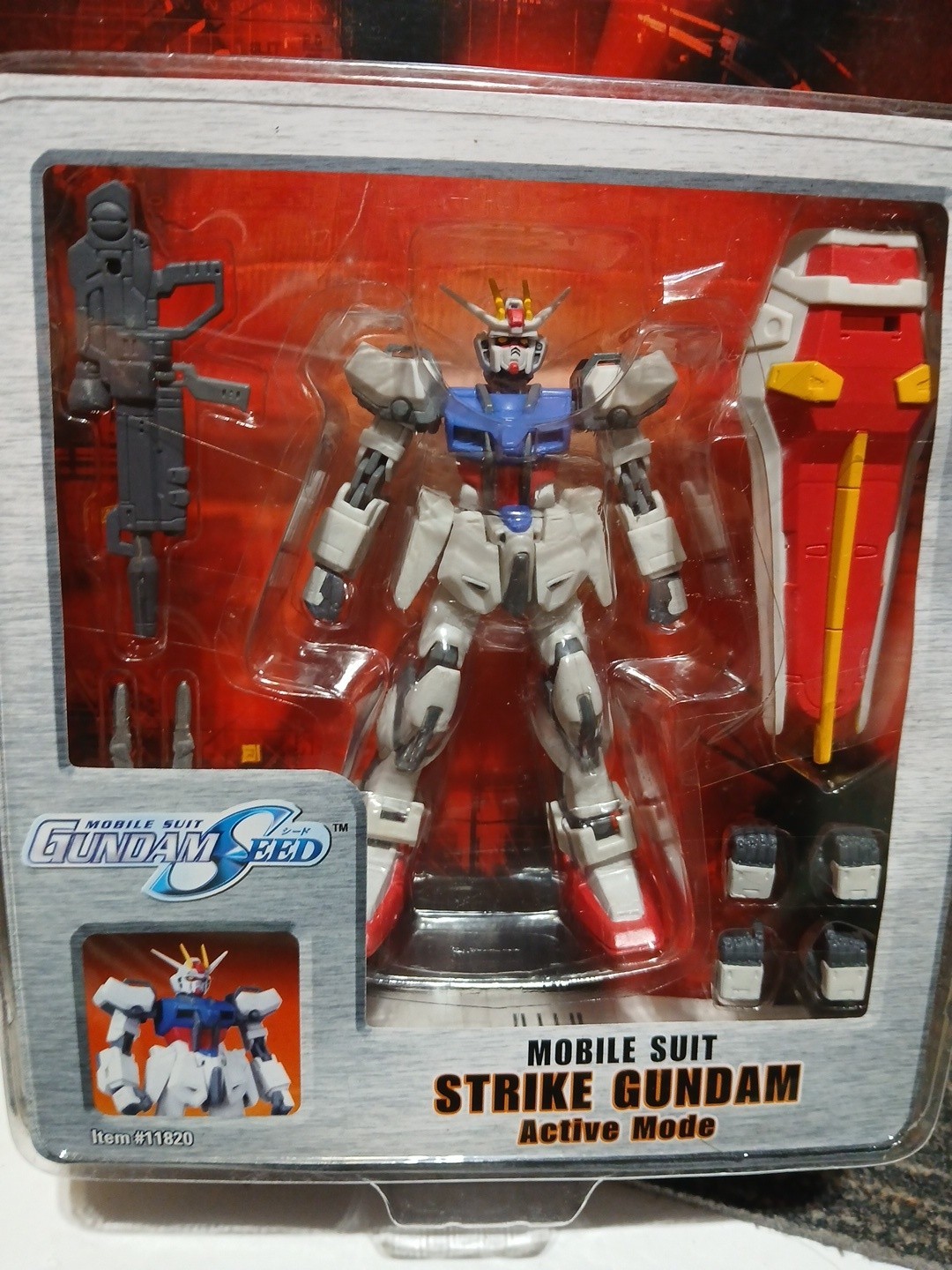 2x NOC Mobile Suit Gundam Seed Figures Deluxe Launcher Strike & Active Mode NIP