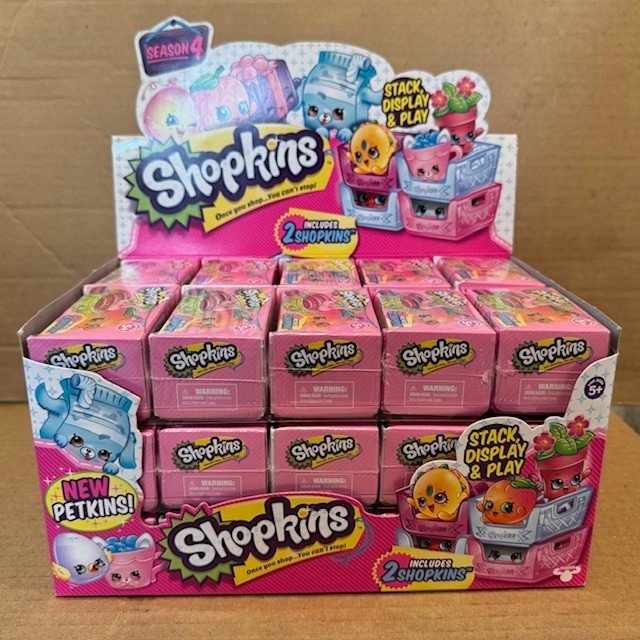 Shopkins Season 4 Blind Crate 2-Pack All packs are Sealed includes 30 Crates