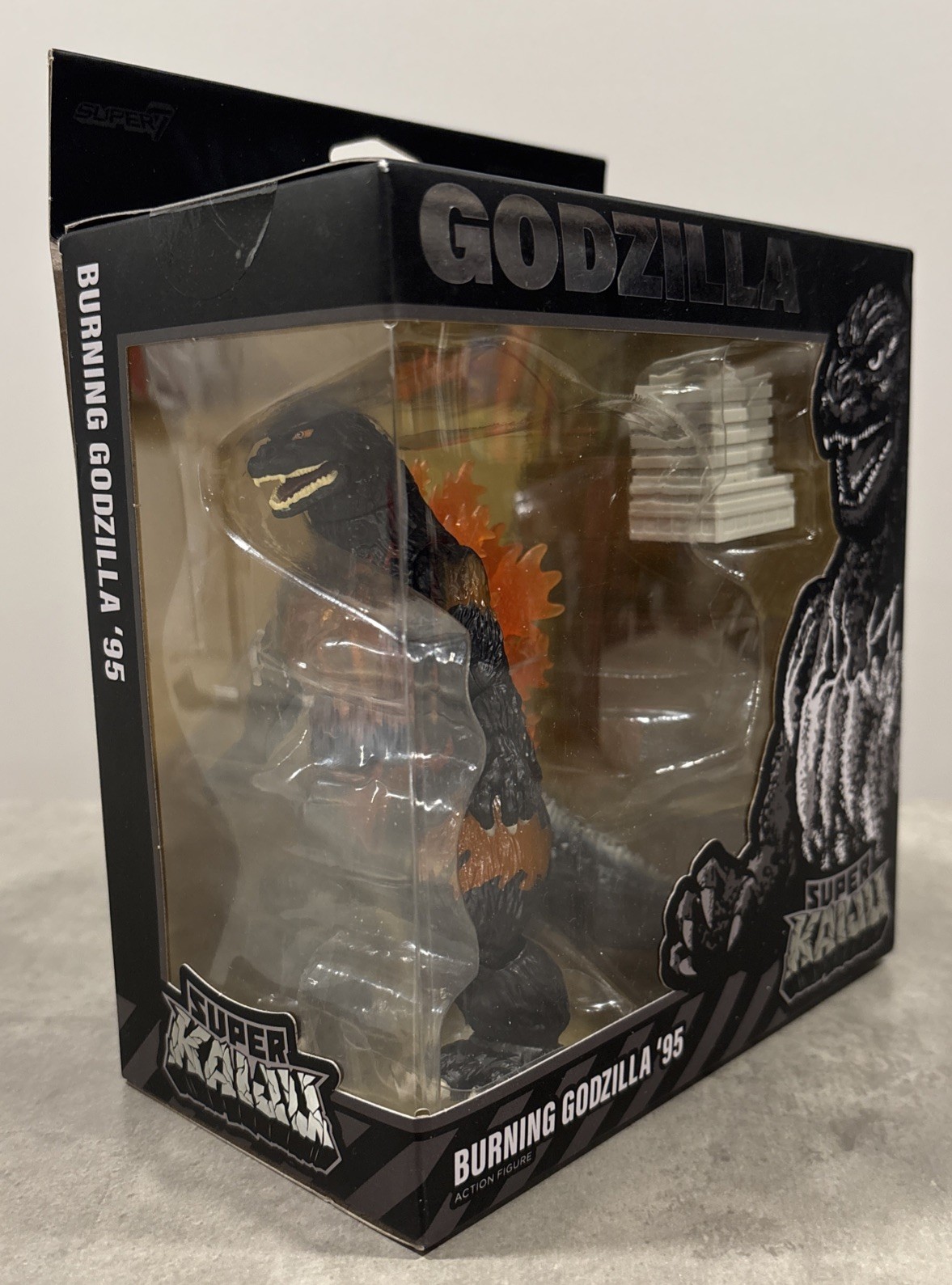 Super 7 Burning Godzilla ’95 Super Kaiju Action Figure Toho Toy Target Exclusive