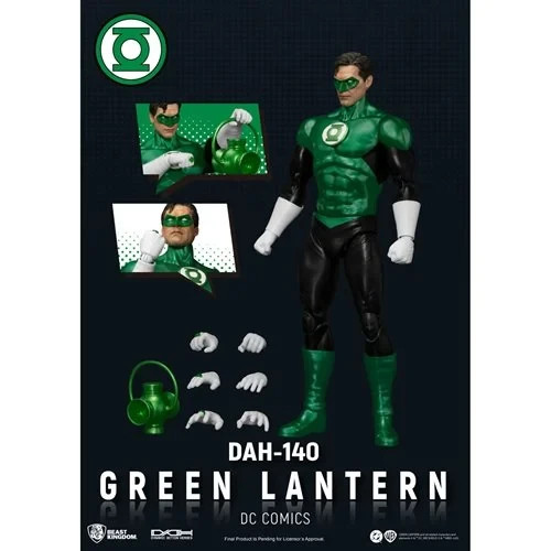 Beast Kingdom DC Green Lantern DAH-140 Dynamic 8-Ction Heroes A Figure In Hand
