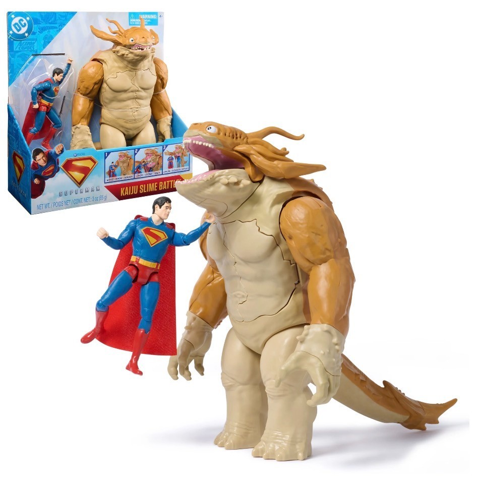 DC Comics SUPERMAN, Superman Vs. Kaiju Slime Battle Set Playset, for Ages 4 and