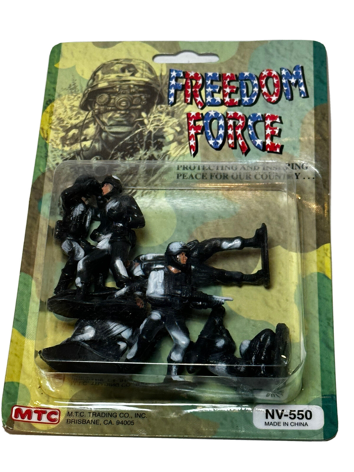 **MTC Freedom Force Soldiers Army Men Military Mini Action Figures Scout Torpedo