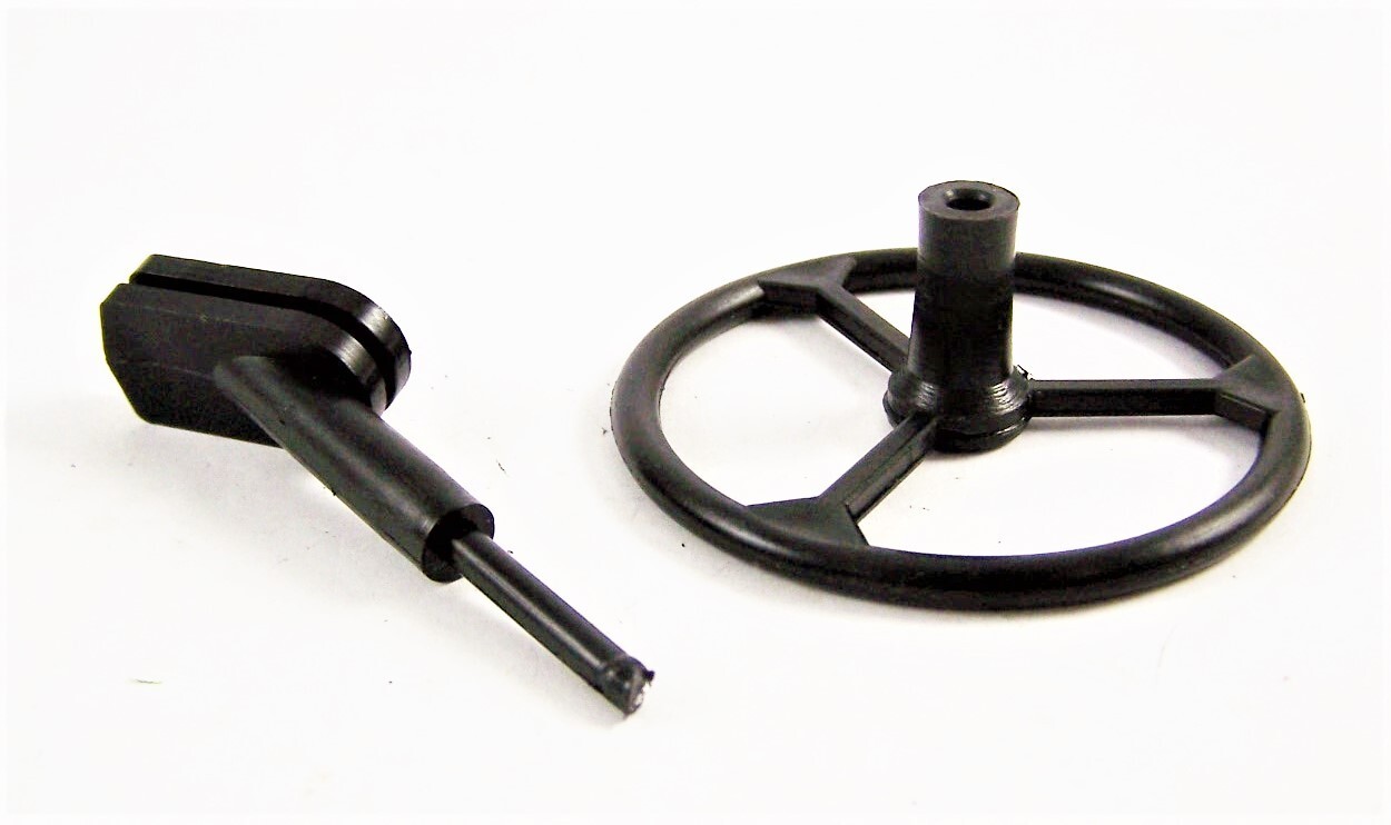 GI Joe Reproduction Jeep Steering Wheel and Column EA-54