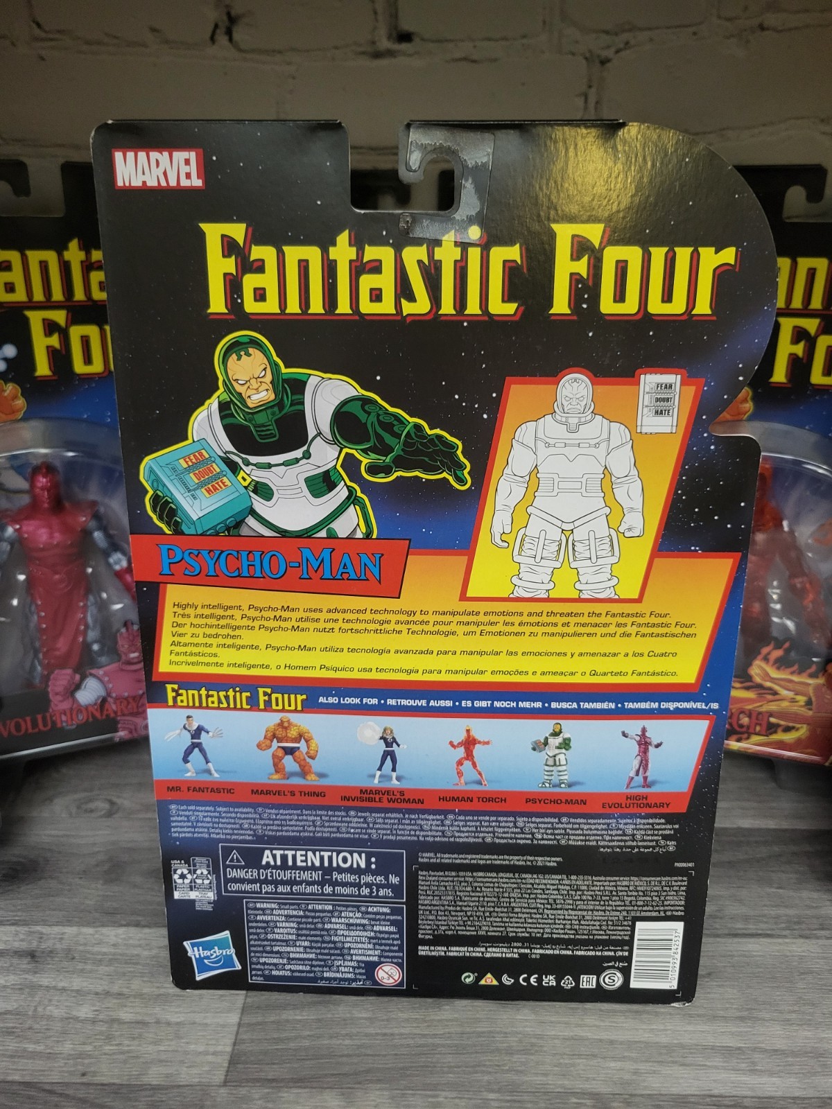 Marvel Legends Retro Fantastic Four Set Of 6 Thing Human Torch Evolutionary New