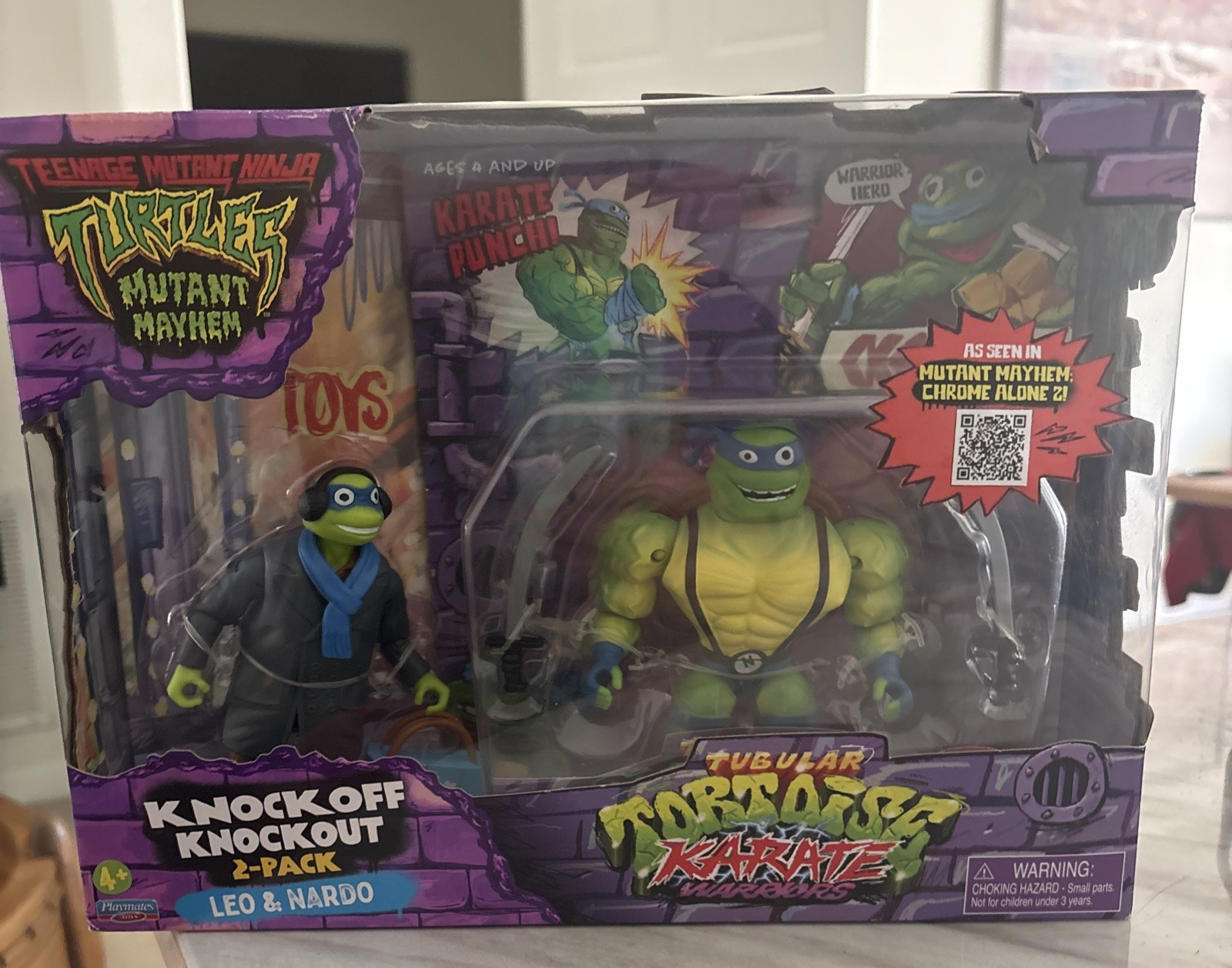 NEW Tubular Tortoise Karate Warriors /Mutant Mayhem /Leo & Nardo 2 Pack/ReadDesc
